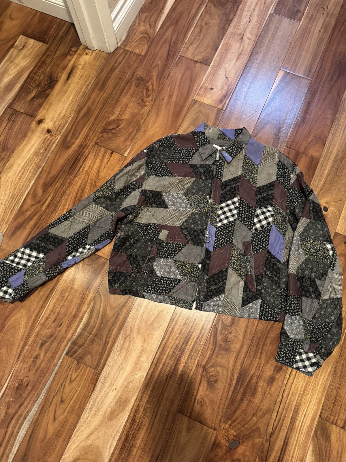 Kapital Kapital Kountry “Yabane” Quilt Patchwork Drizzler Jacket Size US M / EU 48-50 / 2 - 3 Thumbnail