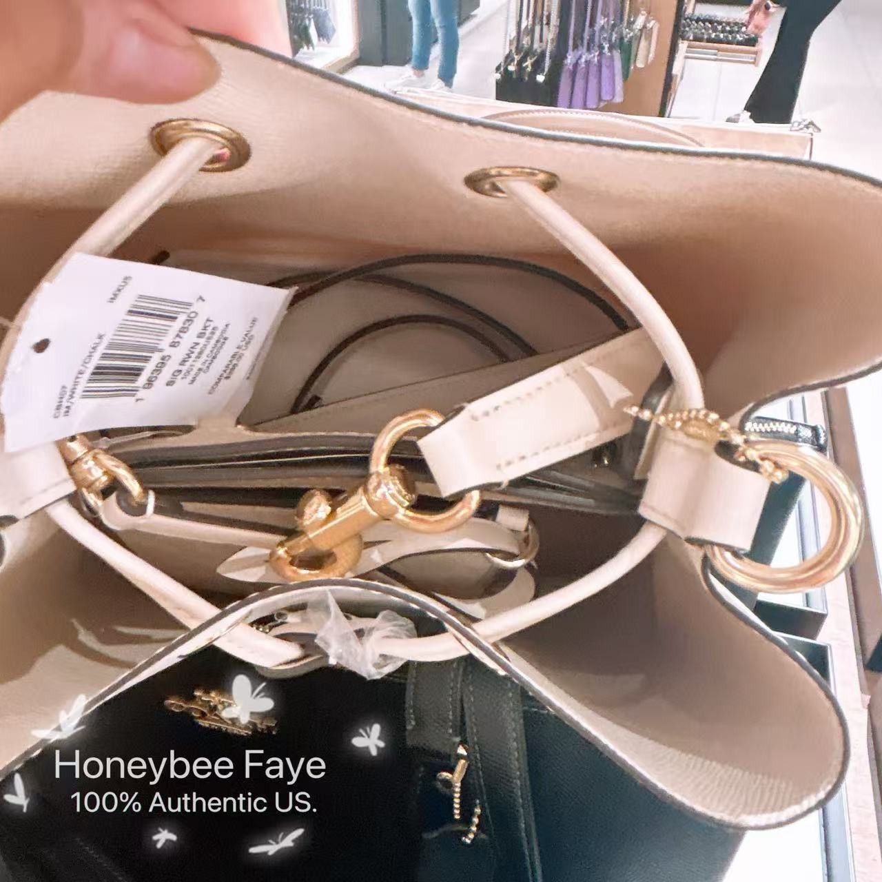 Coach NWT Coach Rowan Bucket Bag In Signature Canvas CBH07 Size ONE SIZE - 4 Thumbnail