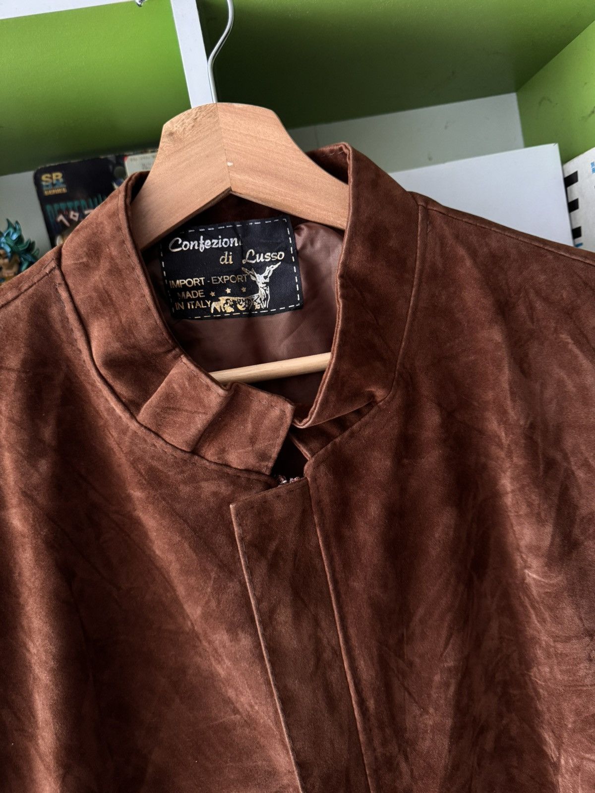 If Six Was Nine Vintage 70/80s Confezioni di lusso suede jacket Size US L / EU 52-54 / 3 - 3 Thumbnail