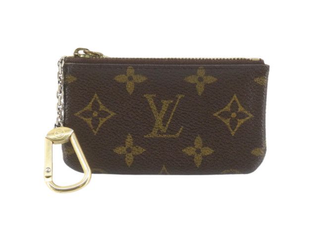 Louis Vuitton Pochette Cles Monogram Brown Key Pouch