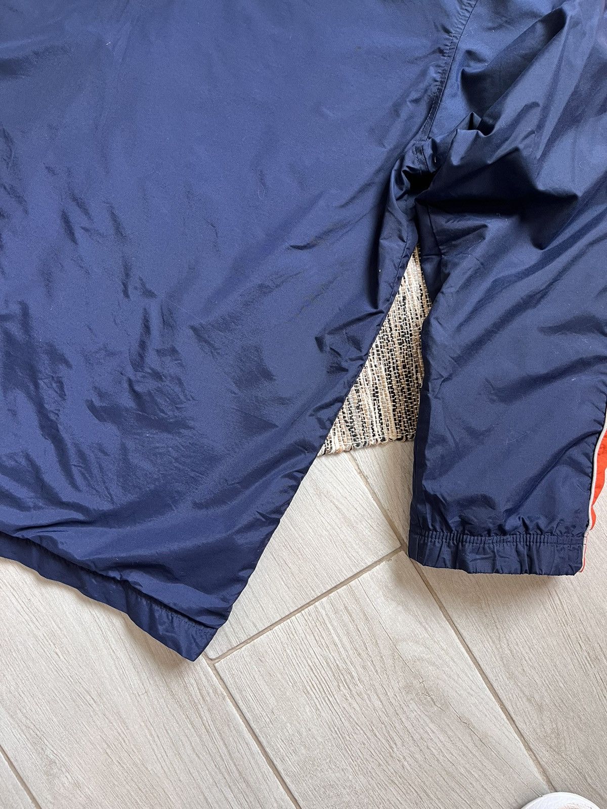 Nike × Vintage Vintage Nike jacket navy nylon windbreaker raincoat Size US L / EU 52-54 / 3 - 18 Thumbnail