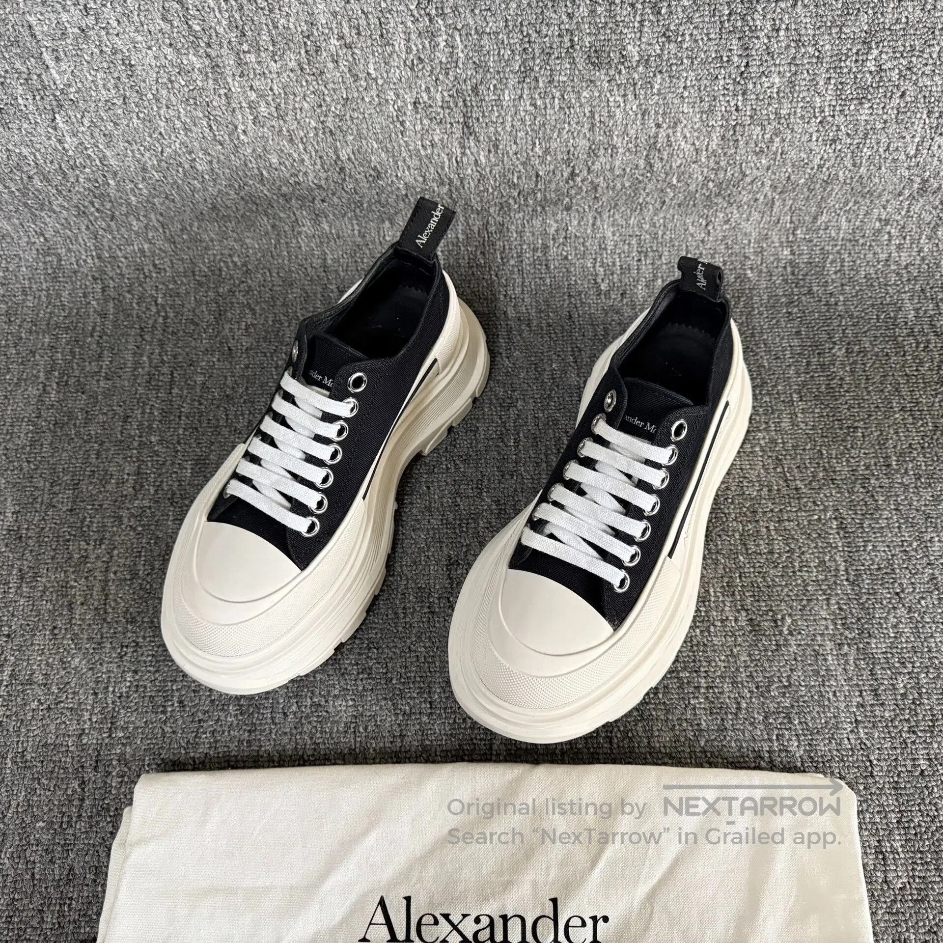 Alexander McQueen Alexander McQueen Platform Canvas Shoes 35.5. Size US 4.5 / IT 34.5 - 2 Thumbnail