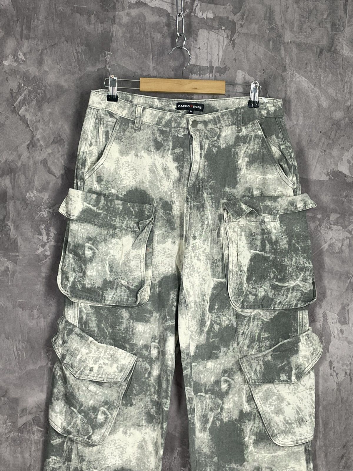 Vintage Vintage Camo Military Cameo Rose Cargo Pants Size US 32 / EU 48 - 2 Thumbnail