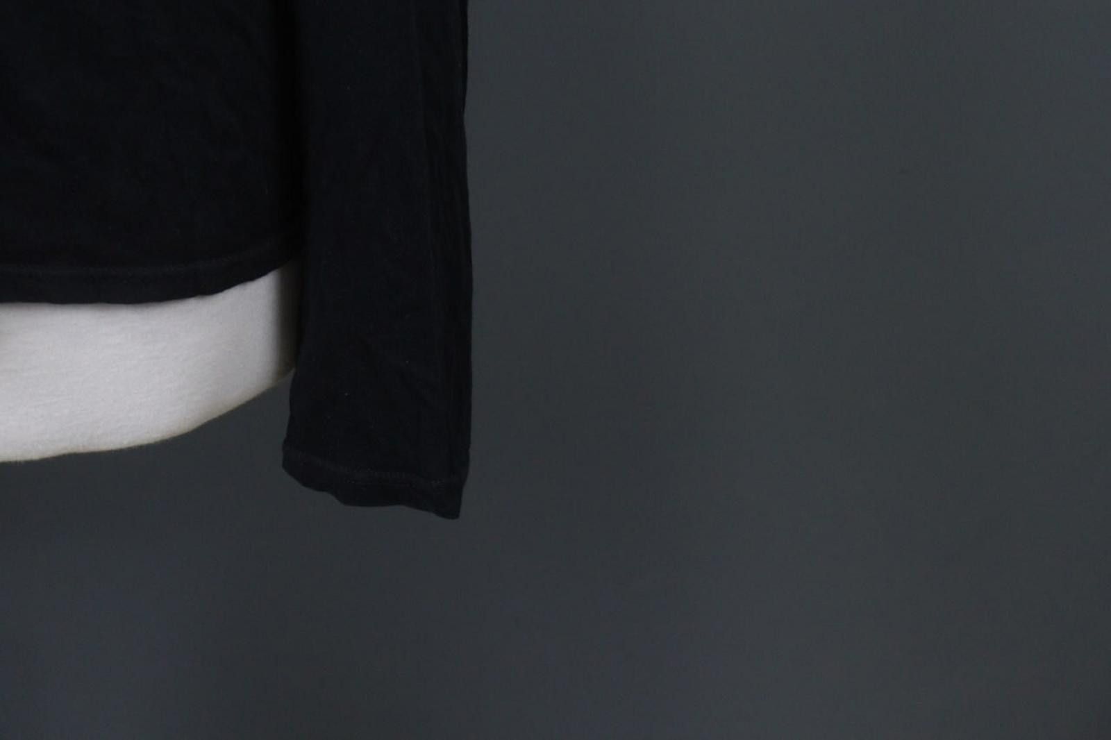 James Perse James Perse Black Cotton Scoop Neck Blouse Top Size 3 Size M / US 6-8 / IT 42-44 - 4 Thumbnail