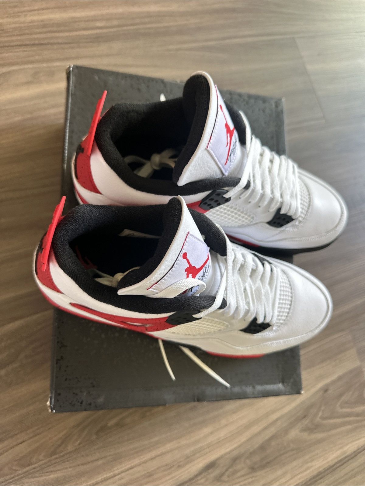 Jordan Brand × Nike Air Jordan 4 Retro Red Cement DH6927-161 Size 11.5 Size US 11.5 / EU 44-45 - 3 Thumbnail