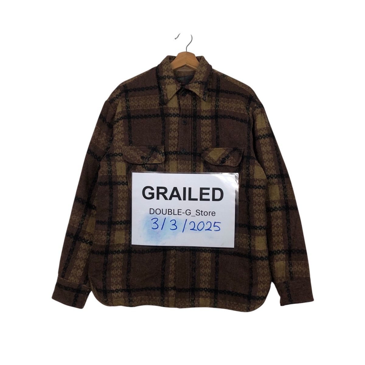 Japanese Brand 📌Vintage Wool Chore Worker Jacket Cfo Shirt Issey Miyake Size US L / EU 52-54 / 3 - 1 Thumbnail