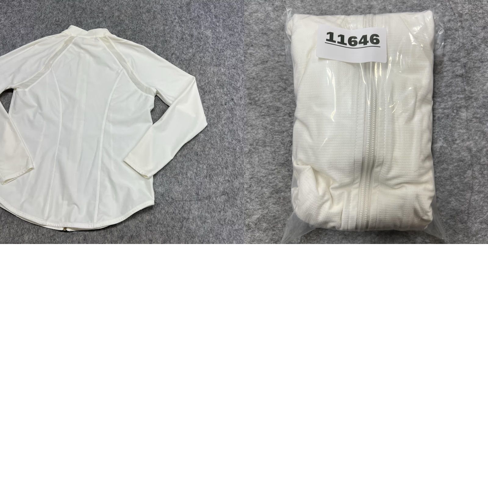 Vintage Chicos Zenergy Jacket Womens 0 White Track Mock Neck Stretch Activewear Size XS / US 0-2 / IT 36-38 - 10 Thumbnail