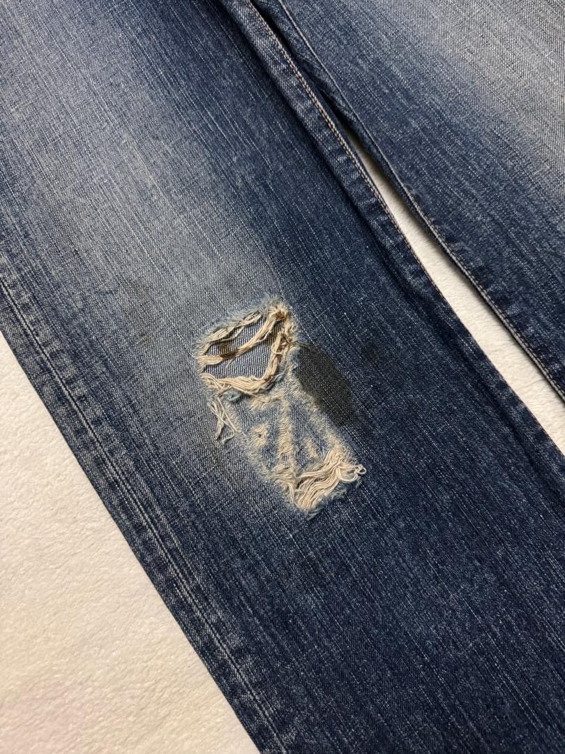 Edwin 💥BAGGY💥90's EDWIN 504R SAND WASHED INSANE DISTRESSED GRUNGE Size US 30 / EU 46 - 9 Thumbnail