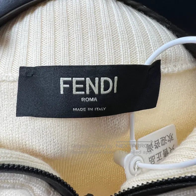 Fendi Fendi Kirin Arm Wool Knit Zip-Up Jacket Size US M / EU 48-50 / 2 - 3 Thumbnail