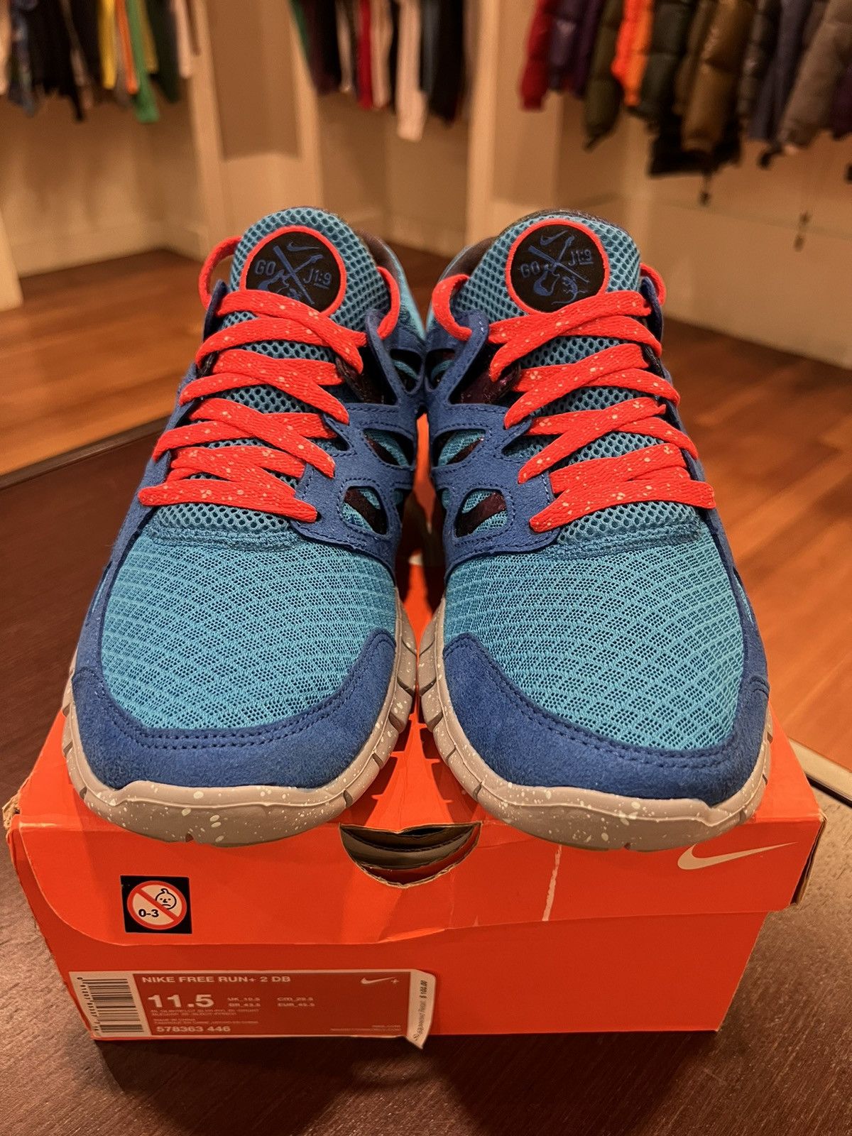 Nike Nike free run 2+ DB Doernbecher Size US 11.5 / EU 44-45 - 3 Thumbnail