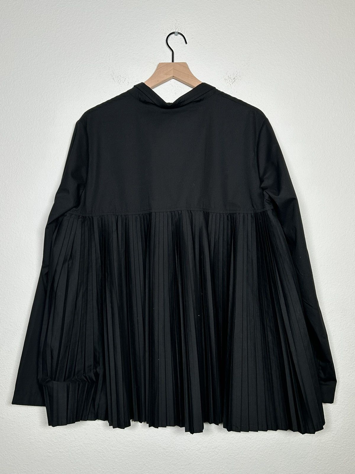 Designer Pleated Overlay Back Panel Shirt Size US M / EU 48-50 / 2 - 2 Thumbnail