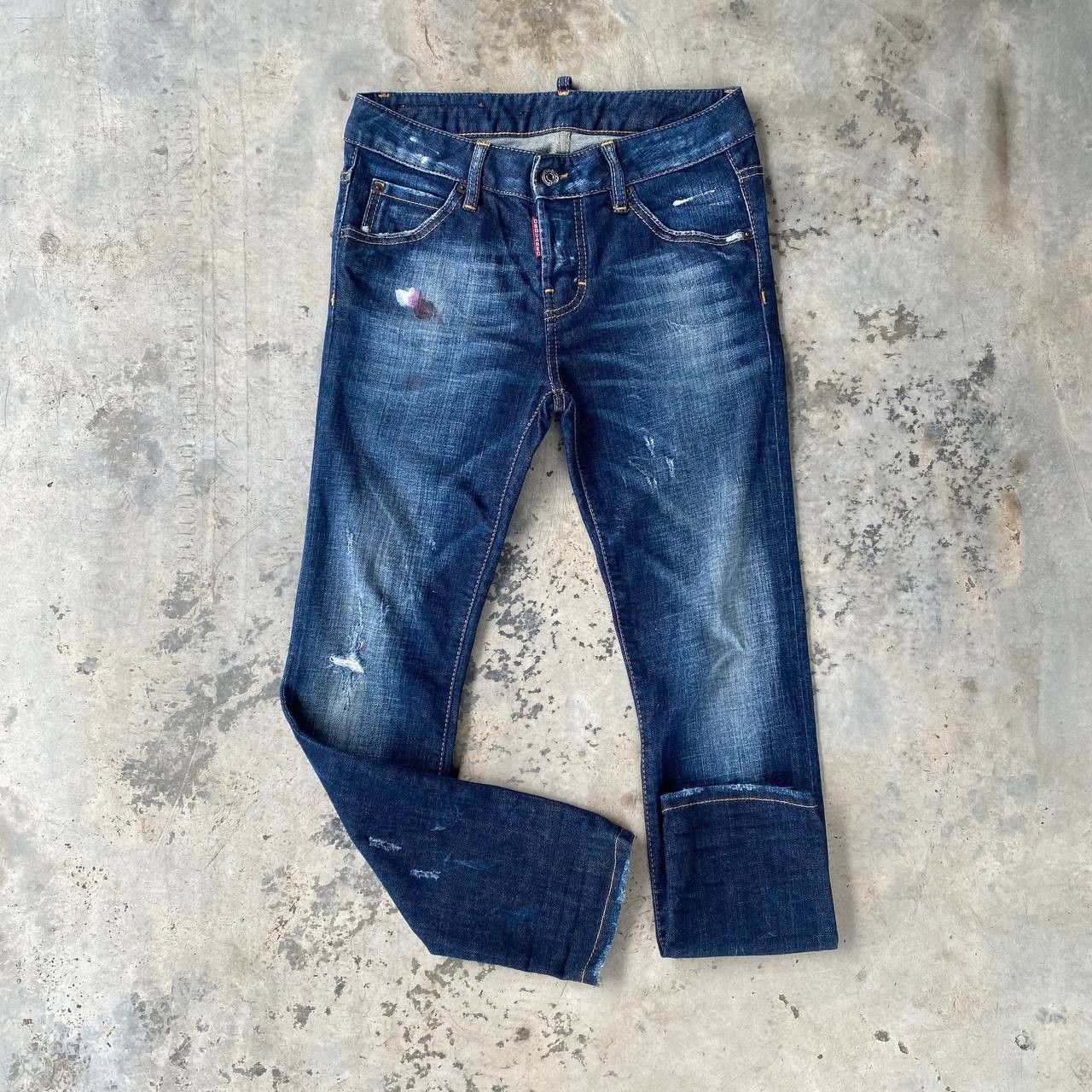 Dsquared2 DSQUARED2 DISTRESSED PAINTED JEAN SIZE 36 MADE IN ITALY Size 30" / US 8 / IT 44 - 12 Thumbnail