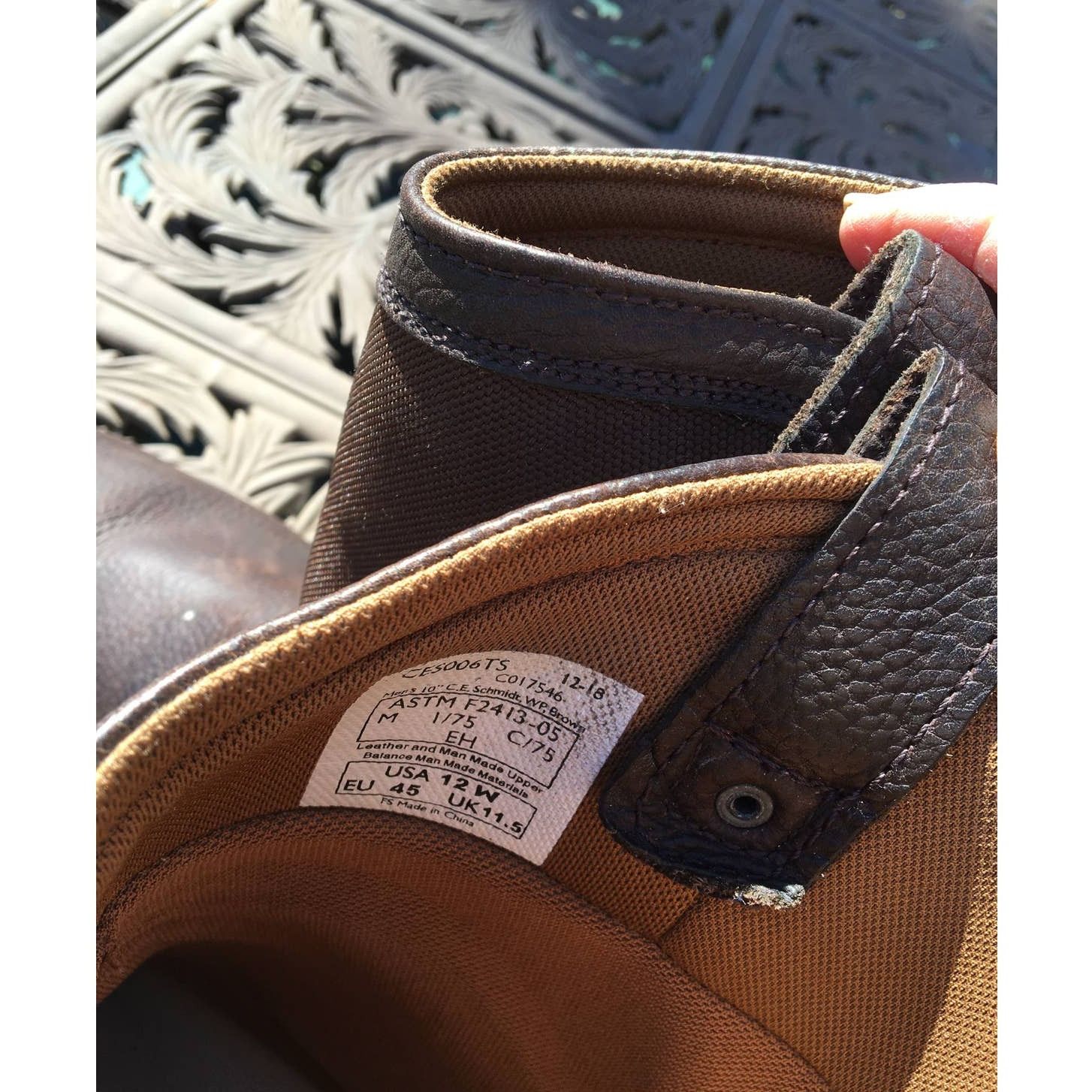 Other Schmidt Waterproof Composite Toe Work Boot, 12W, Leather & Size US 12 / EU 45 - 3 Thumbnail