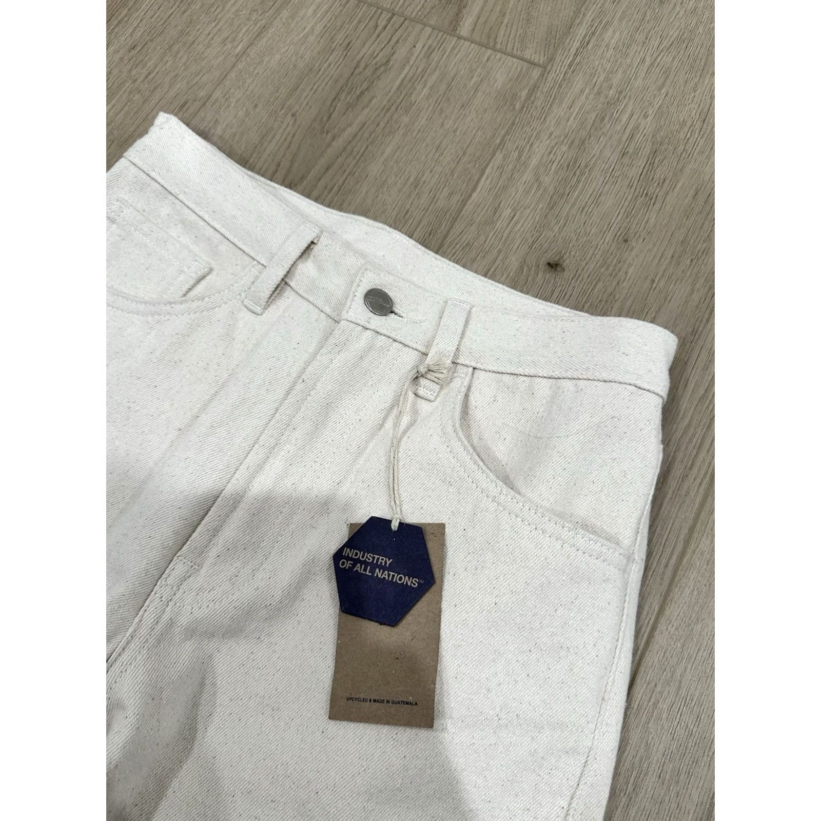 Vintage NWT Industry of All Nations Canvas Pants 28 x 28 Men Ivory Straight 5-Pocket Workwear Casual Regular Vintage No Size US 28 / EU 44 - 5 Thumbnail
