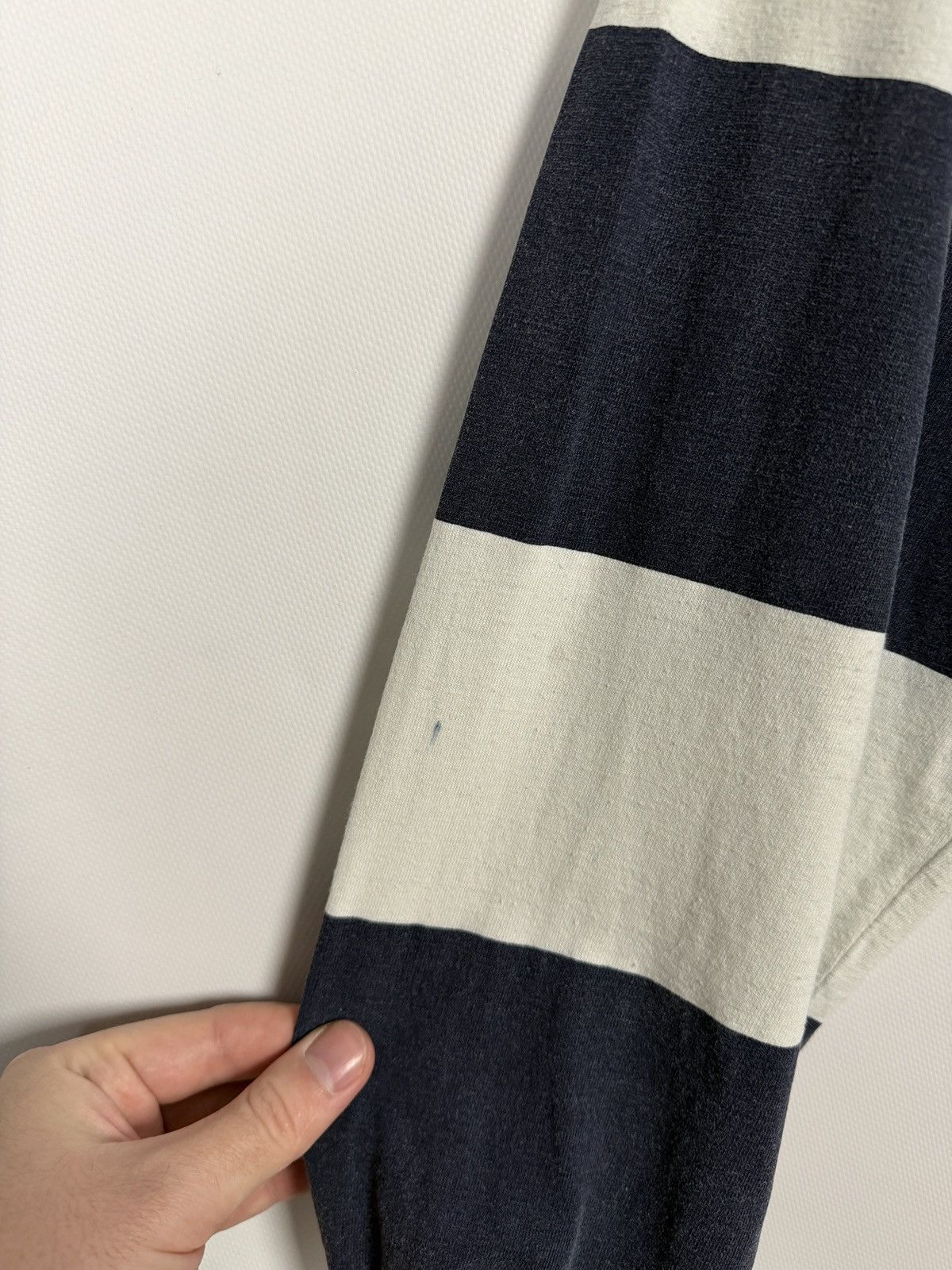 Levi's Vintage Clothing Vintage 90s Levi’s Long Sleeve Striped Polo Shirt Rugby Sz M Size US M / EU 48-50 / 2 - 15 Thumbnail