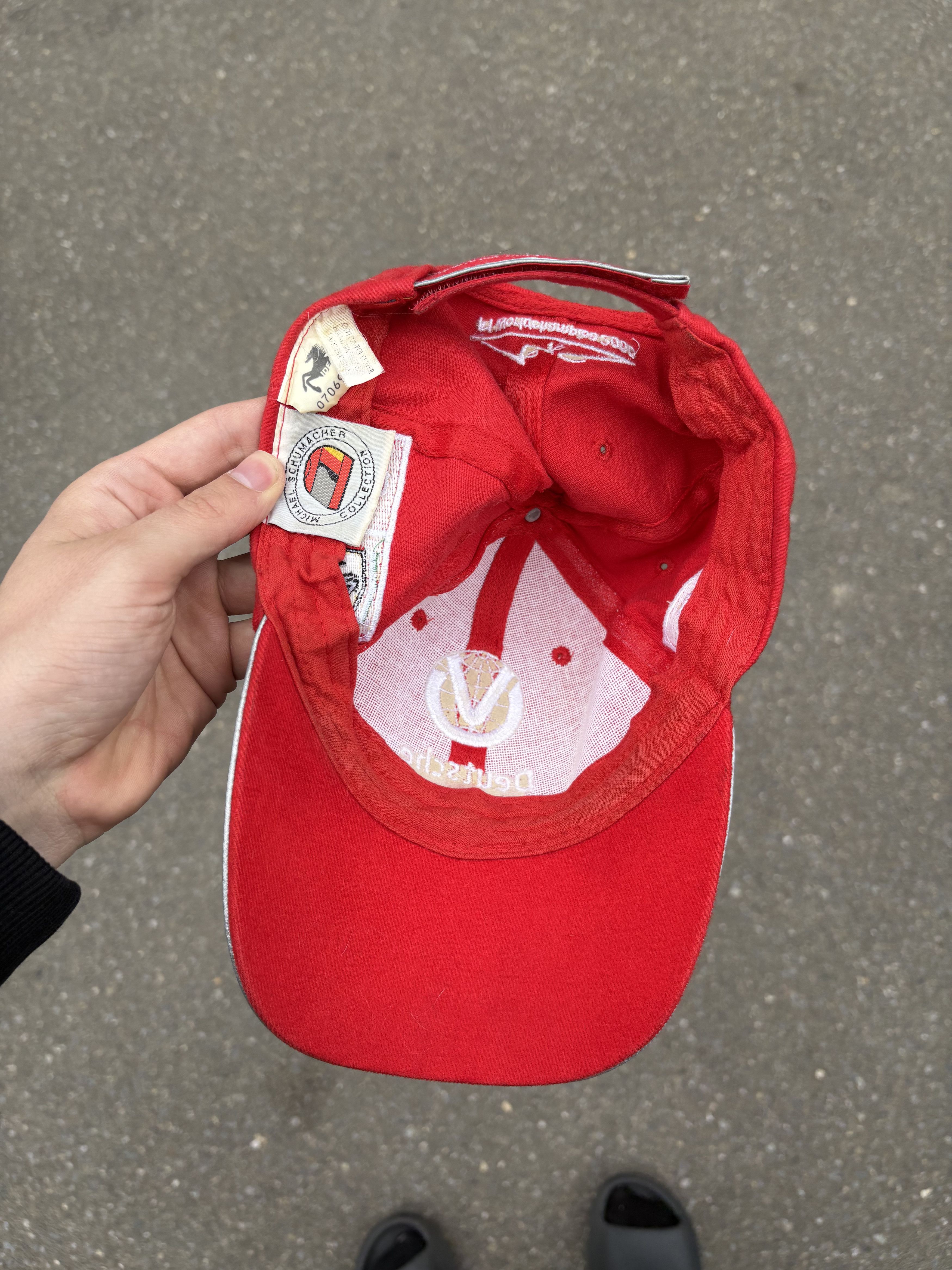 Ferrari × Formula 1 × Vintage 2000 F1 World Champion Michael Schumacher Ferrari cap Size ONE SIZE - 6 Thumbnail