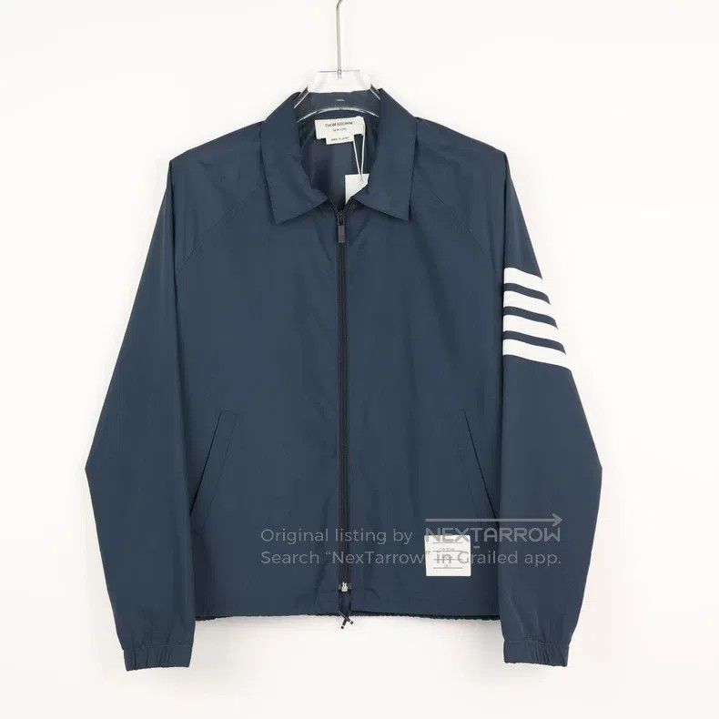 Thom Browne Dark Blue Pilot Jacket