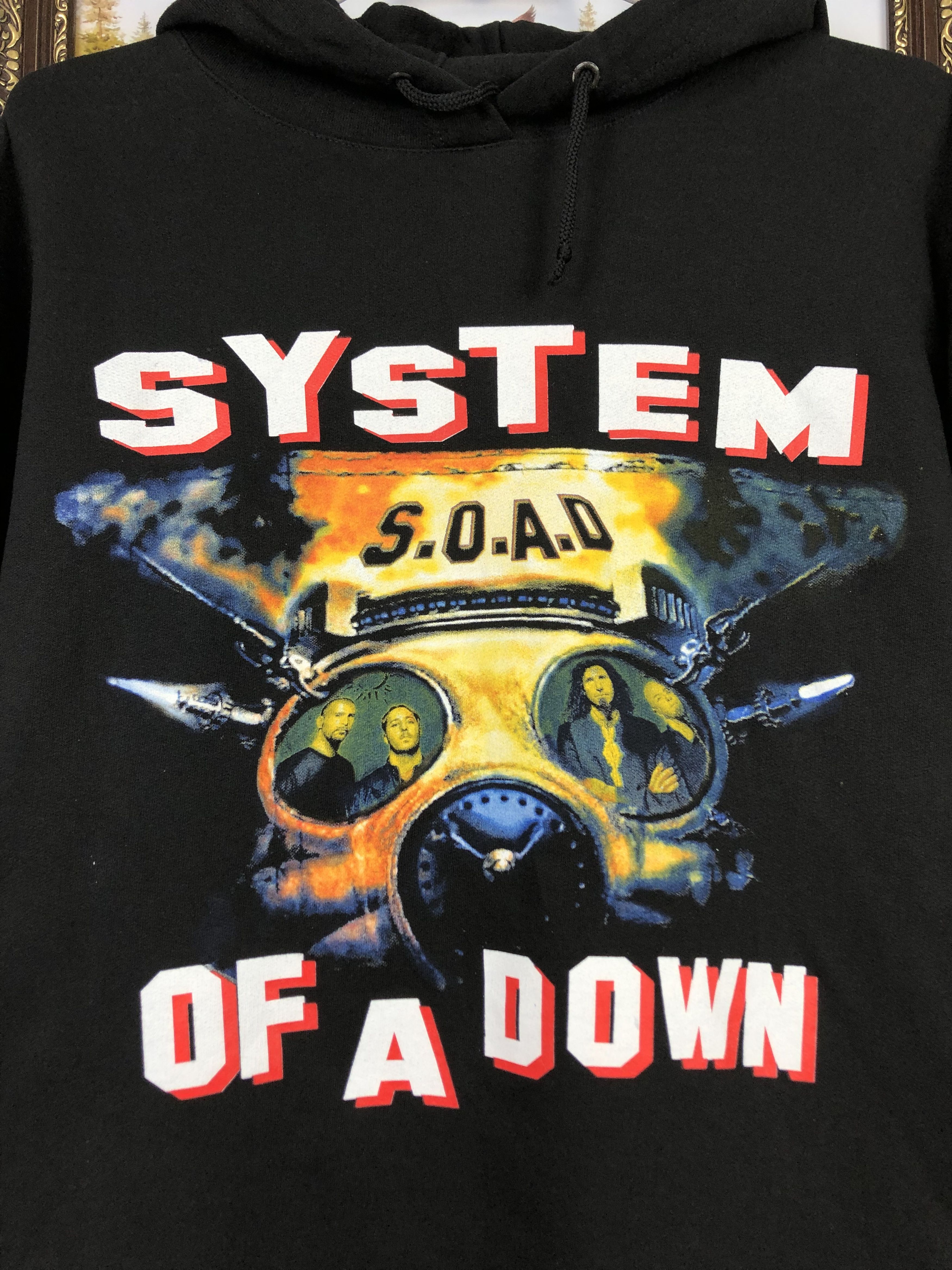 Band Tees Vintage SOAD System Of A Down Band Hoodie Jacket Over Print Size US M / EU 48-50 / 2 - 3 Thumbnail