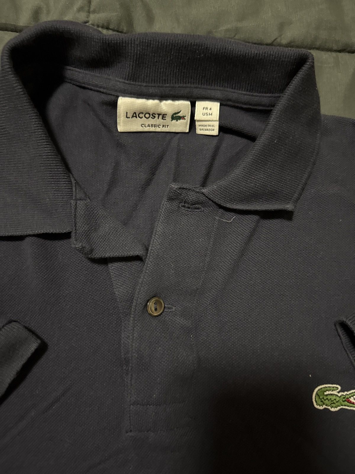 Lacoste Lacoste Navy Polo Medium Size US M / EU 48-50 / 2 - 3 Thumbnail