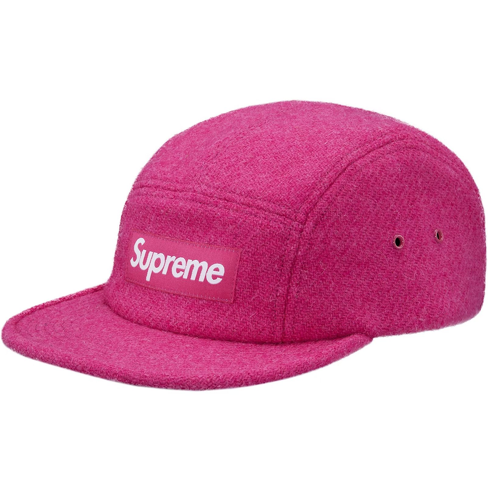 Supreme SUPREME FEATHERWEIGHT WOOL CAMP CAP PINK FW17 HARRIS Size ONE SIZE - 1 Thumbnail