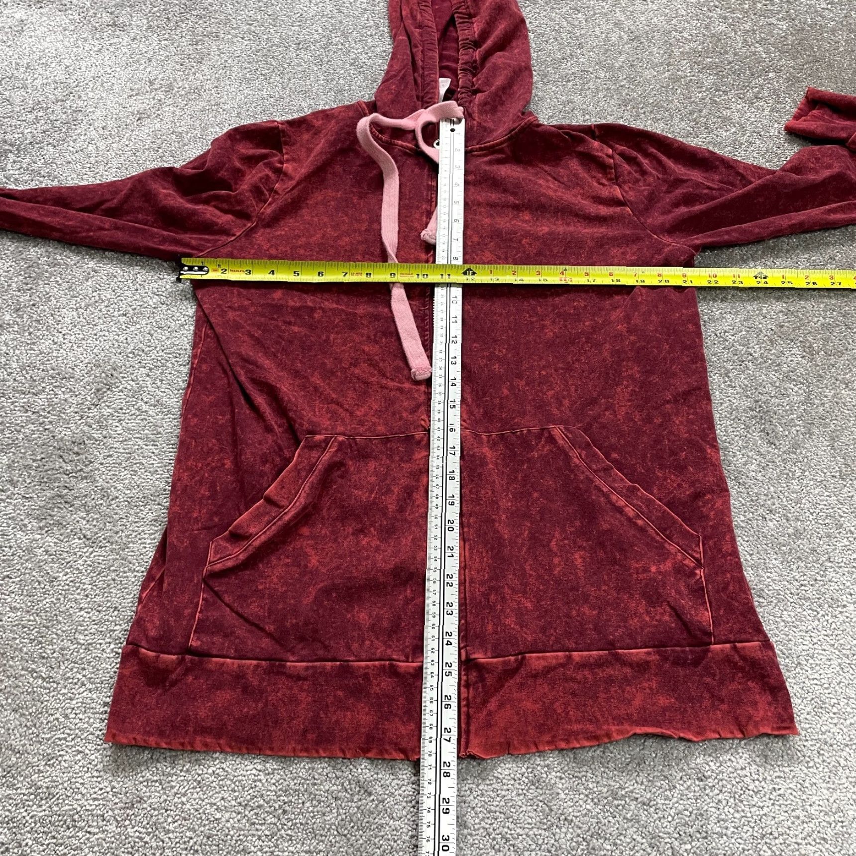 Vintage Zenana Signature Full Zip Hoodie Men M Red Solid Cotton Spandex Hoodie zipper Outdoor Classic Great Condition Mens Size US M / EU 48-50 / 2 - 3 Thumbnail