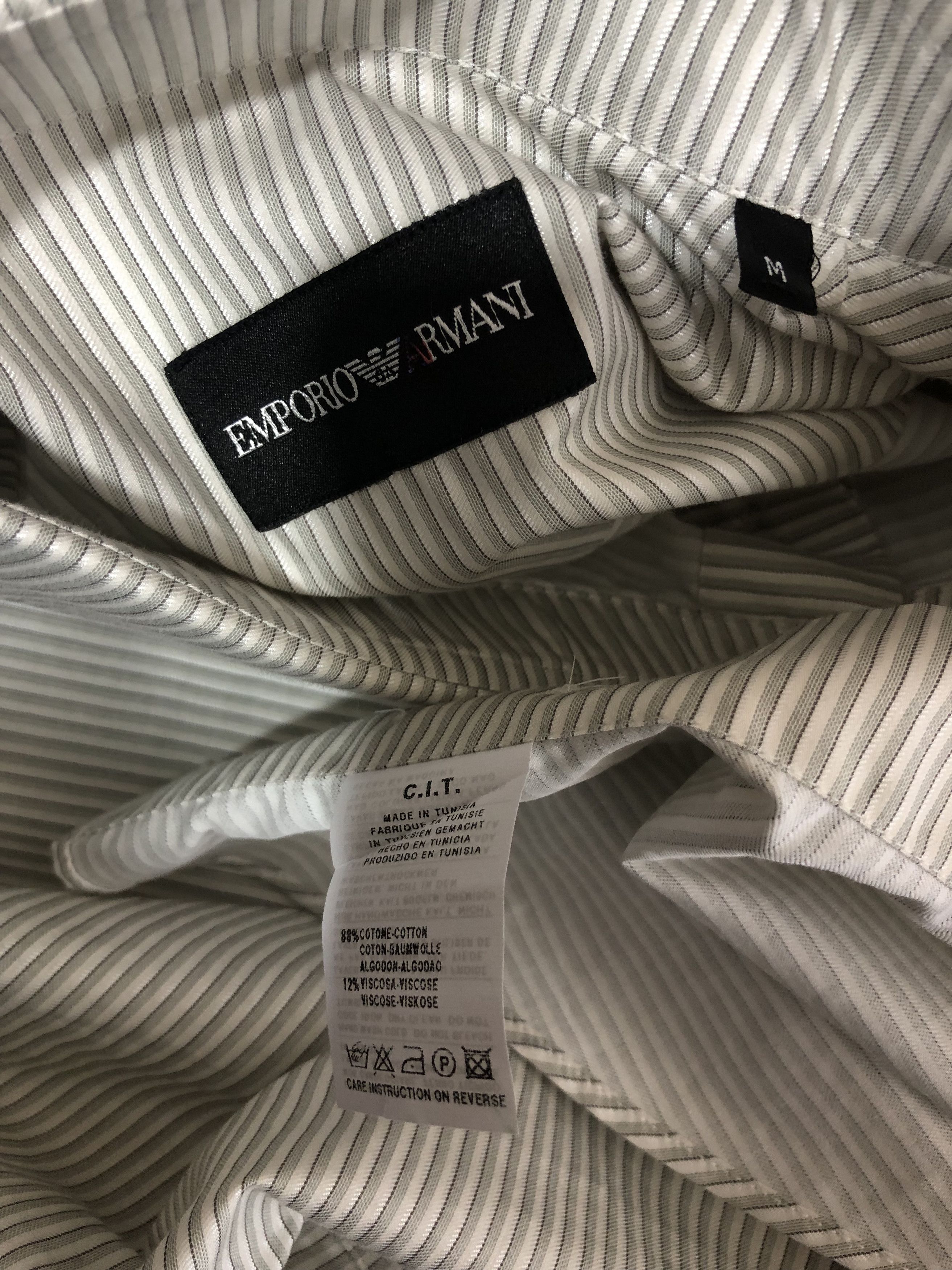 Armani Emporio Armani Basic Shirt Striped size M Size US M / EU 48-50 / 2 - 8 Thumbnail
