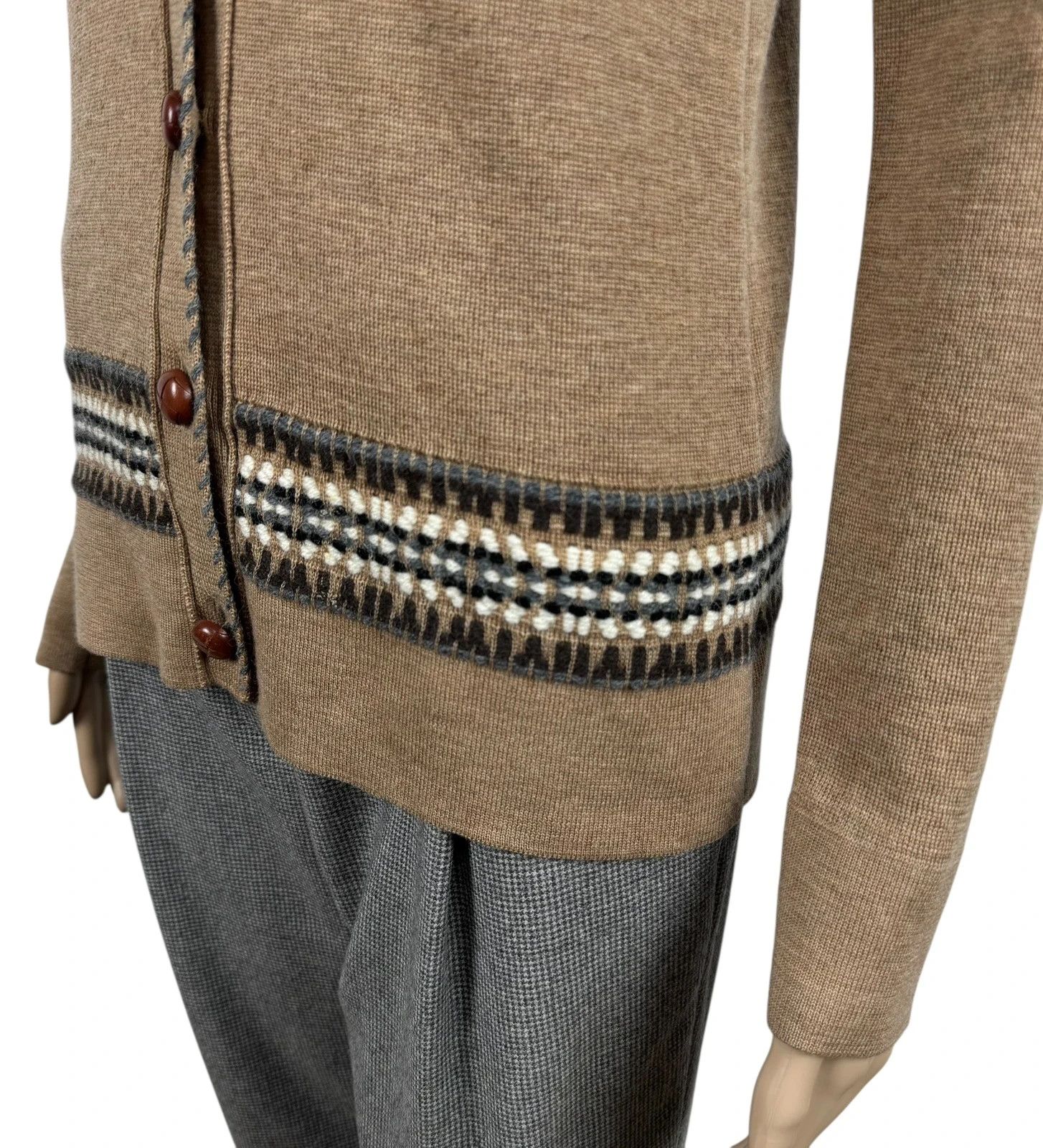 Weekend Max Mara Weekend Max Mara Wool Cardigan Emroidered size XS Size XS / US 0-2 / IT 36-38 - 5 Thumbnail