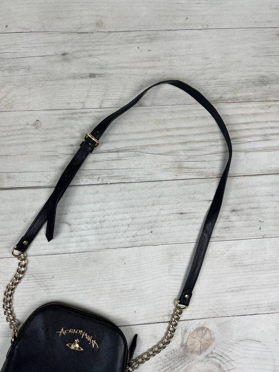 Vivienne Westwood Vivienne Westwood Anglomania Logo Orb Shoulers Bag Leather Size ONE SIZE - 2 Thumbnail
