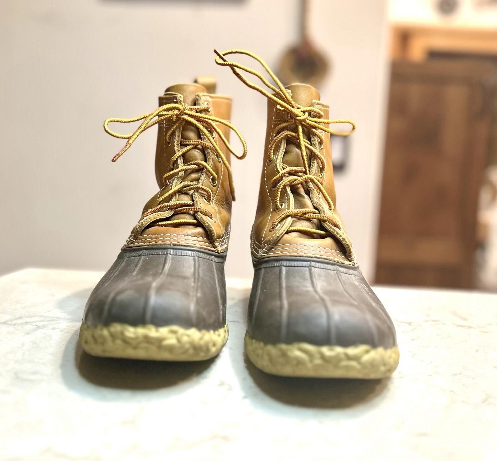 L.L. Bean L.L. Bean Duck Boots Men's Sz 9 M Leather Rubber USA made Size US 9 / EU 42 - 10 Thumbnail