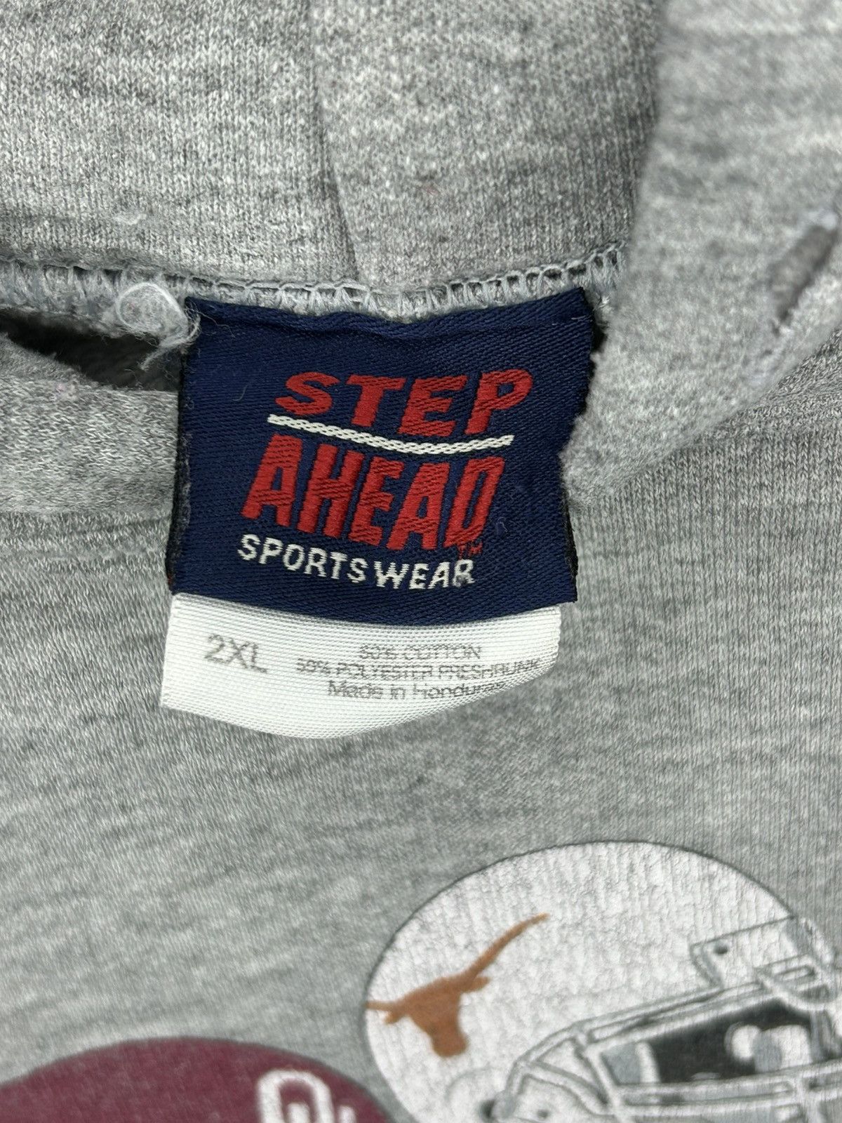 NCAA Vintage Big 12 NCAA Football Grey Hoodie Size 2XL Mens Size US XXL / EU 58 / 5 - 3 Thumbnail