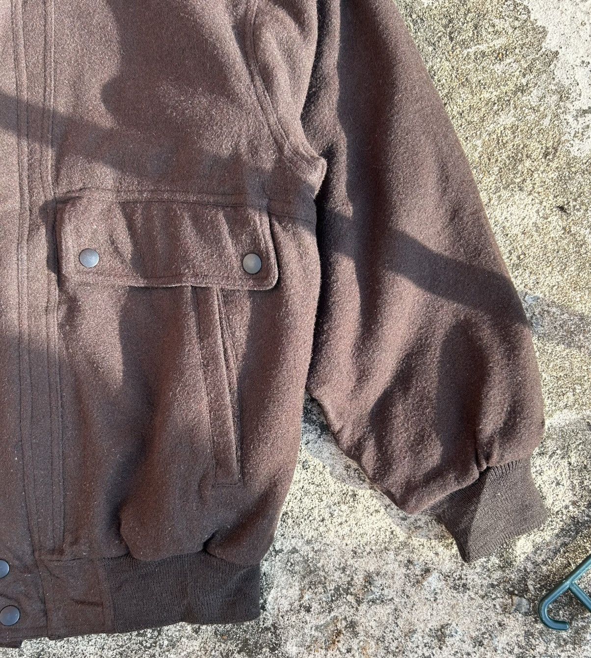 Seven 7 Japanese Sevenjack Wool Bomber Jacket Size US L / EU 52-54 / 3 - 3 Thumbnail