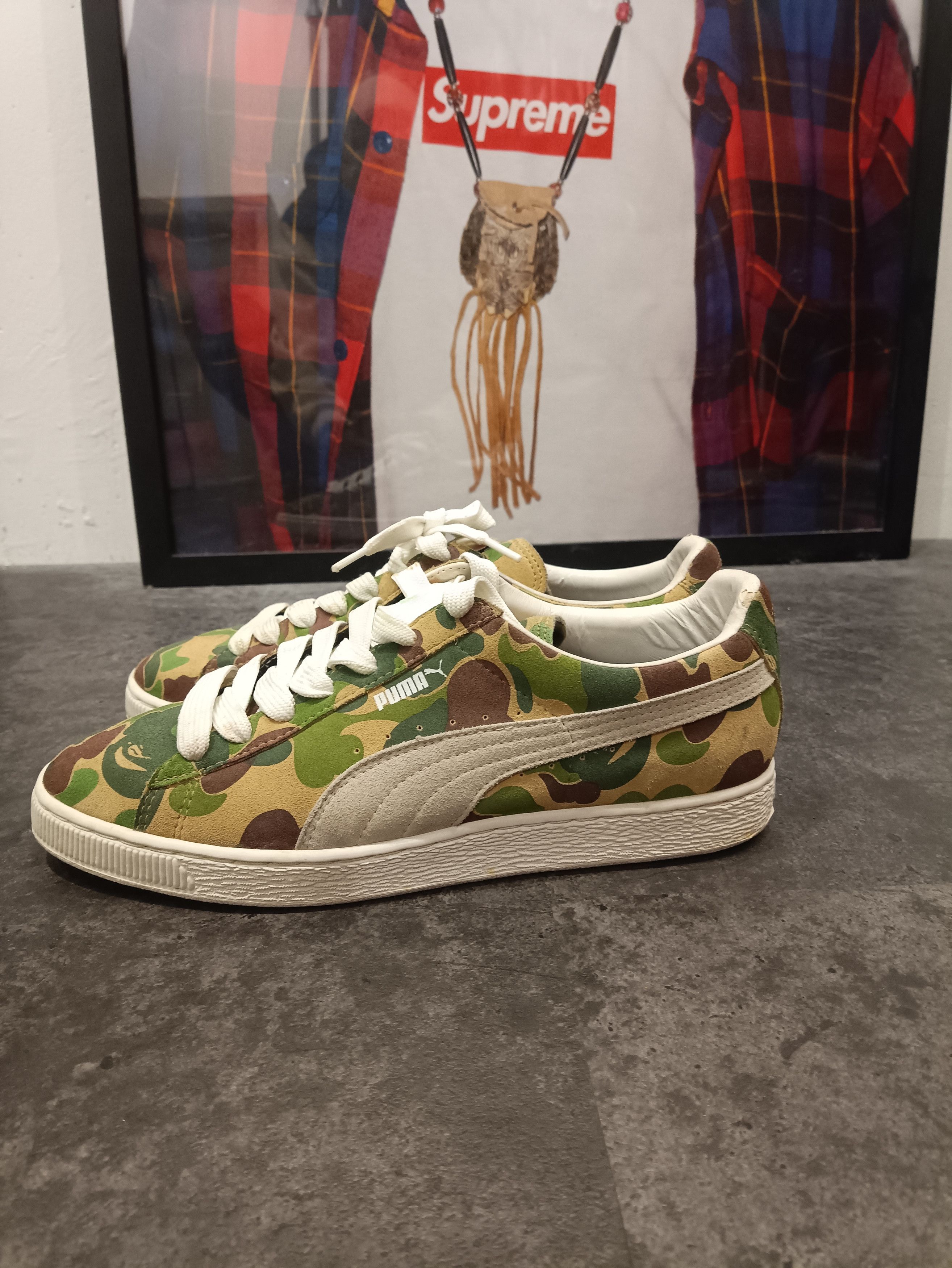 Bape × Puma Bape Puma Clyde Unreleased Sample Size US 11 / EU 44 - 4 Thumbnail