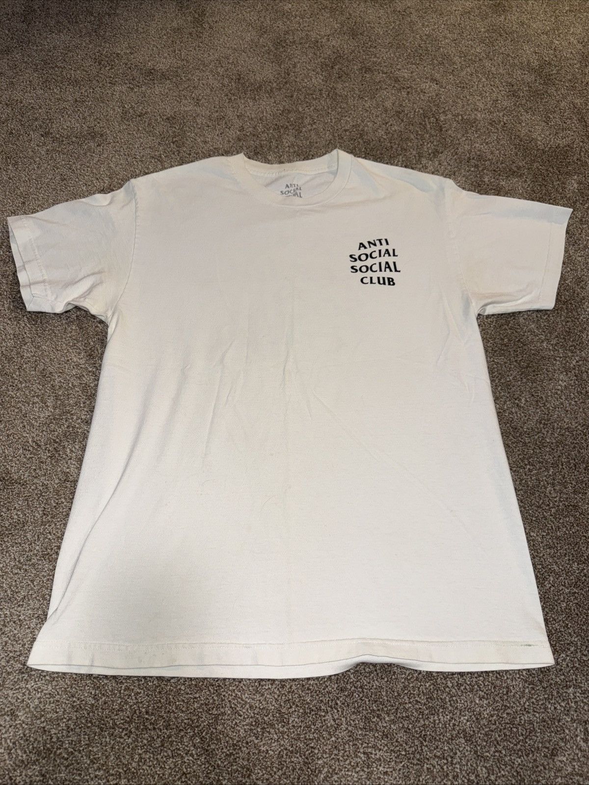 Anti Social Social Club Anti Social Social Club White Black Pink Tee Size Large Size US L / EU 52-54 / 3 - 5 Thumbnail