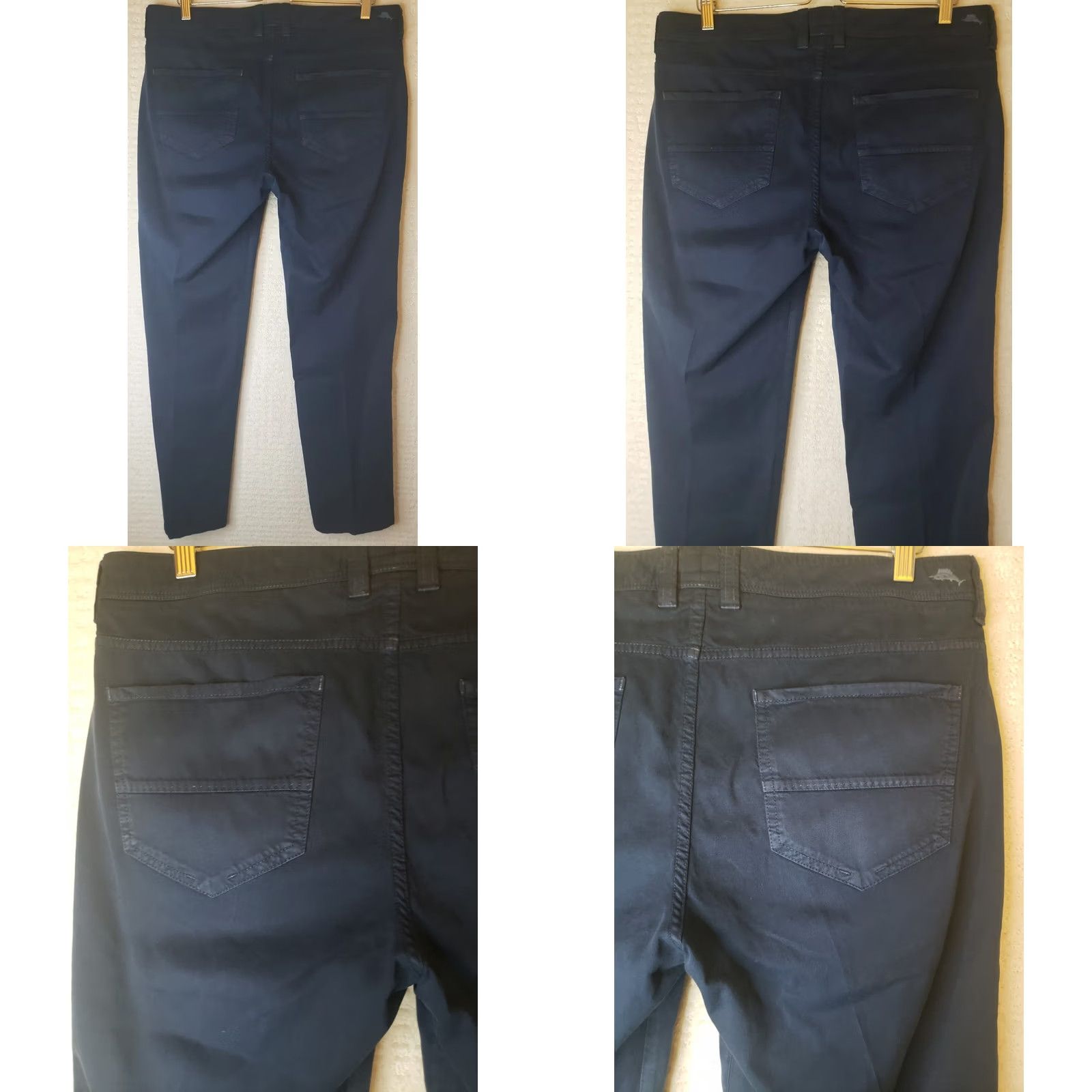 Tommy Bahama Tommy Bahama Pants Mens 35x32 Blue Flat Front Pima Cotton Relaxed Casual Size US 35 - 8 Thumbnail