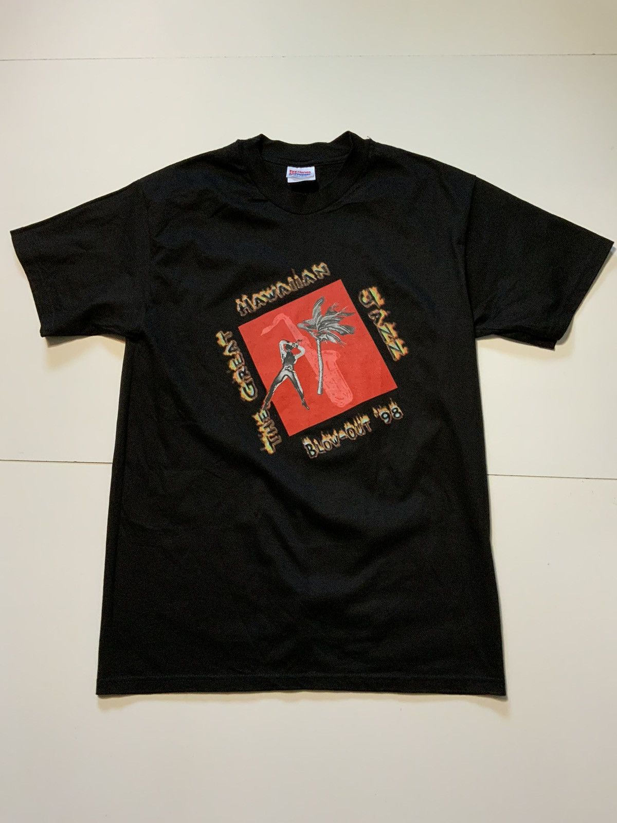 Hanes × Vintage Vintage 1998 The Great Hawaiian Jazz Blowout Music T-Shirt Size US M / EU 48-50 / 2 - 2 Thumbnail
