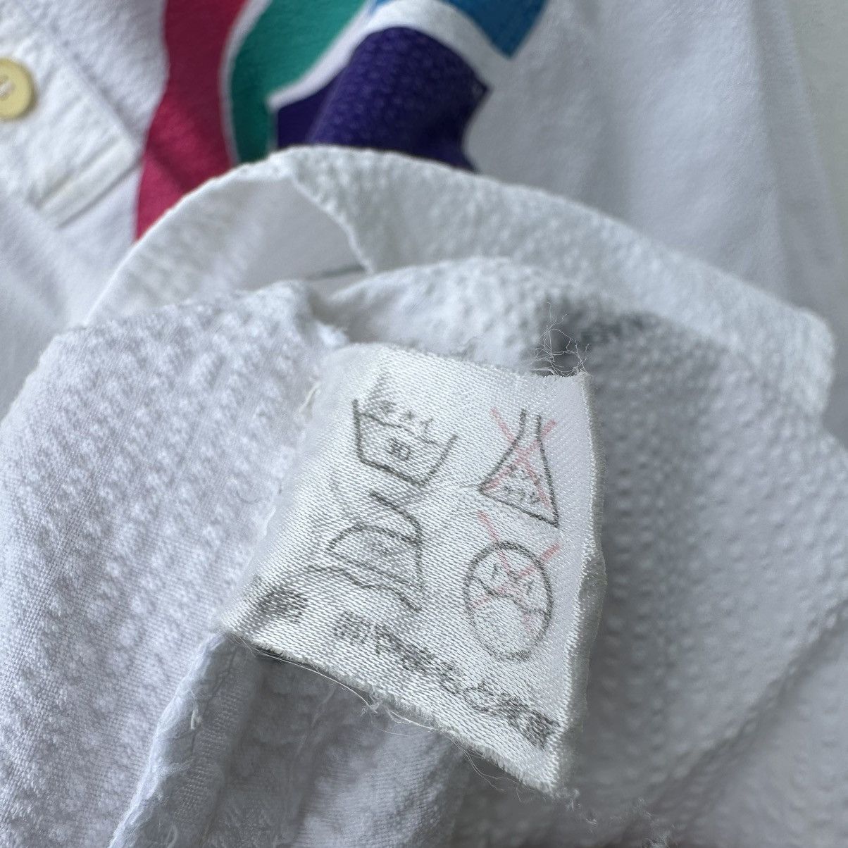 Kansai Yamamoto Archive Yamamoto "Kansai 2000”seersucker Graphic Ziggy Size US M / EU 48-50 / 2 - 5 Thumbnail