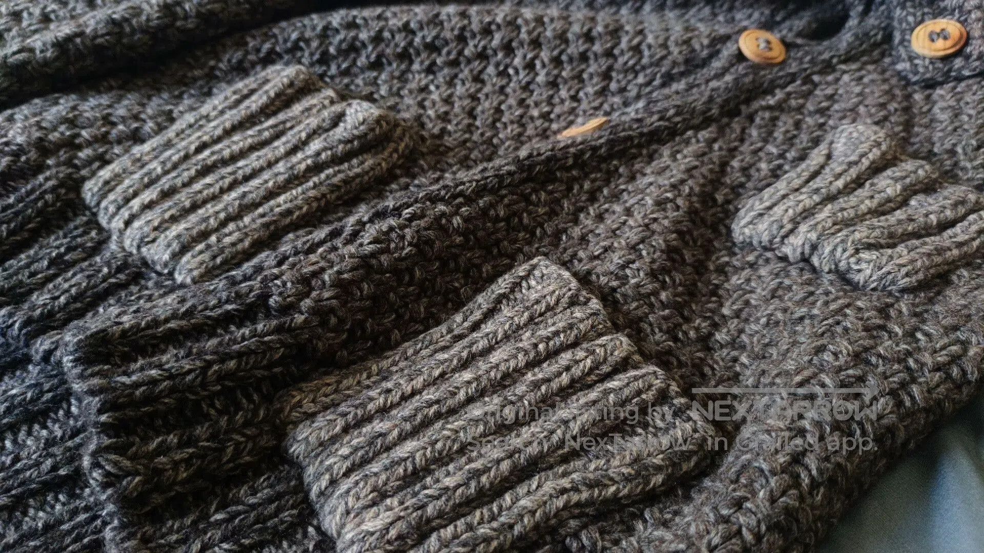 Takahiromiyashita The Soloist. Rare Fabric Knitted Cardigan with Unique Texture. Size US M / EU 48-50 / 2 - 6 Thumbnail