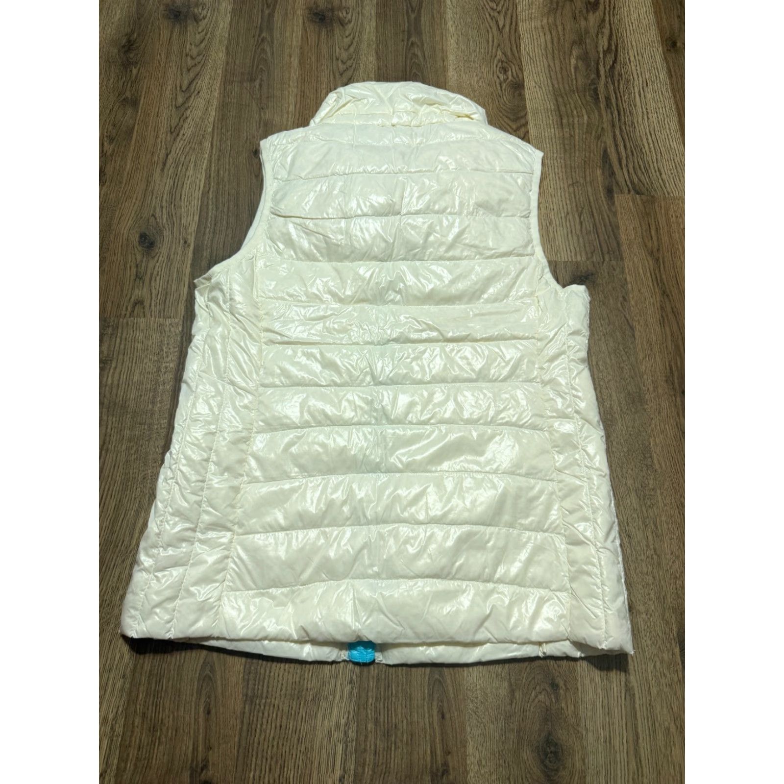 Vintage VINTAGE Extertek Jacket Women's Size Small White Blue Full Zip Vest Quilted Size S / US 4 / IT 40 - 2 Thumbnail