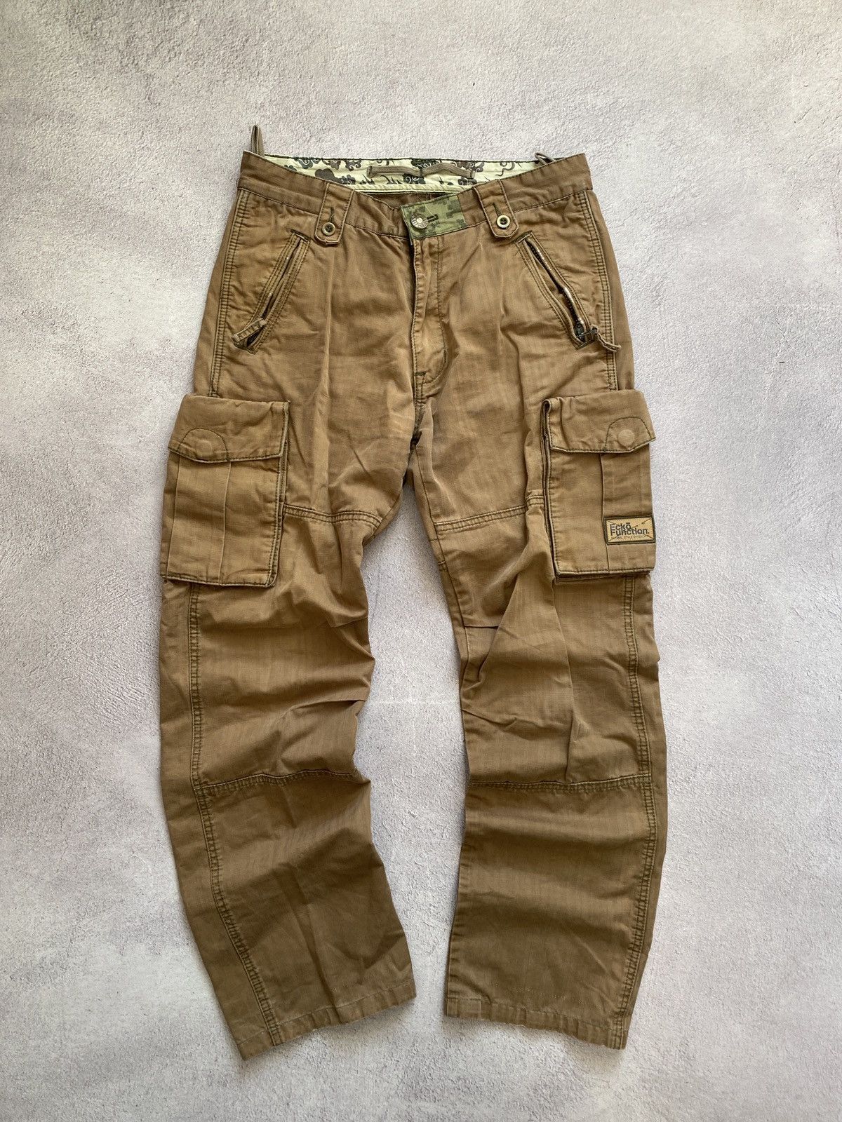 Japanese Brand × Streetwear × Vintage Japanese Brand Systematics Faded  Green Cargo Pants 32x31 | Grailed