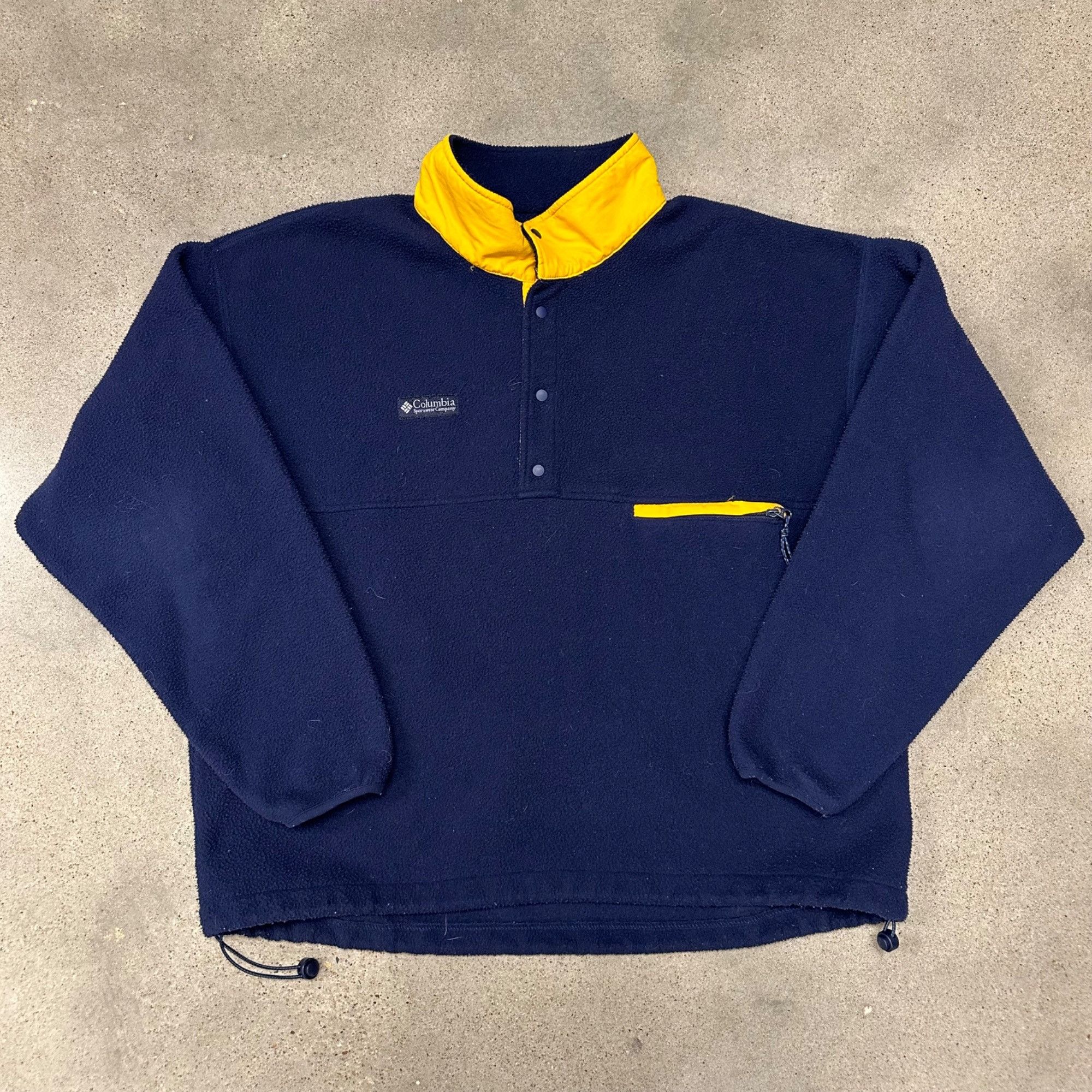 Columbia × Vintage Vintage Columbia Synchilla Style Fleece Pullover Jacket Size US XL / EU 56 / 4 - 1 Thumbnail