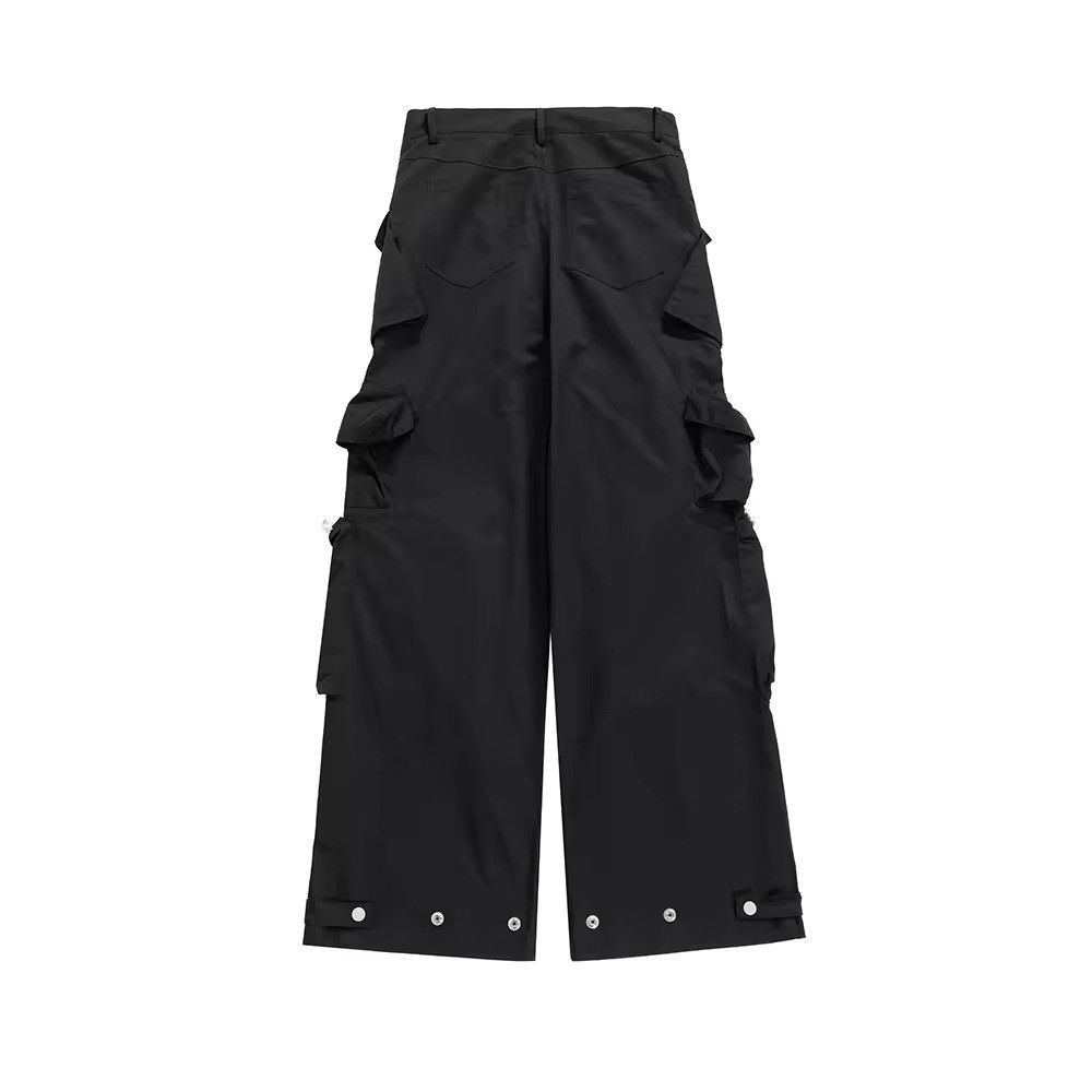 Japanese Brand × Jean Multi-pocket Black Cargo Pants Size US 35 - 7 Thumbnail