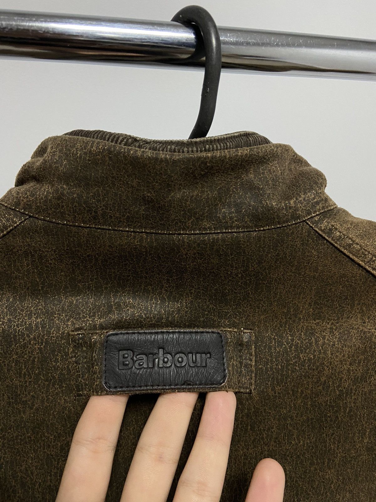 Barbour × Vintage Barbour Jacket small Logo Vintage Avant Garde waxed Size US M / EU 48-50 / 2 - 4 Thumbnail