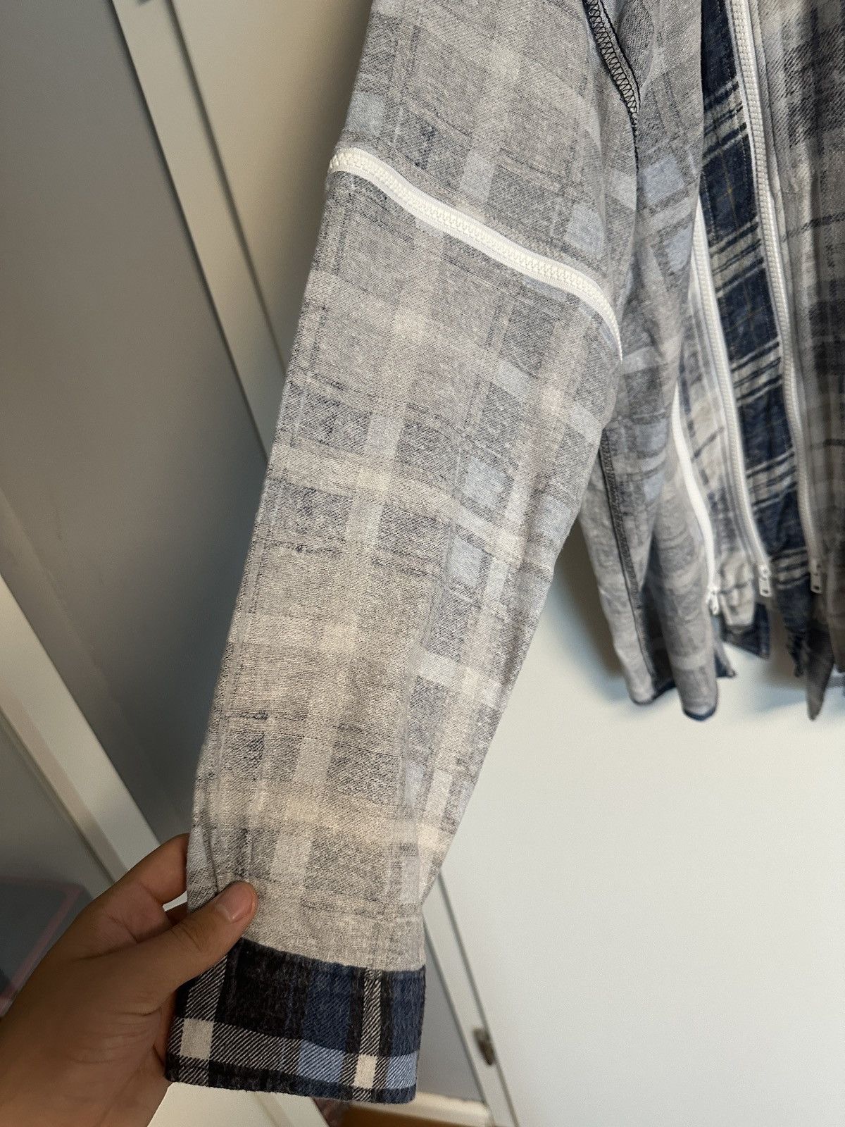 Needles Rebuild by Needles 7 cit Flannel blue white one size fit big Size US L / EU 52-54 / 3 - 3 Thumbnail