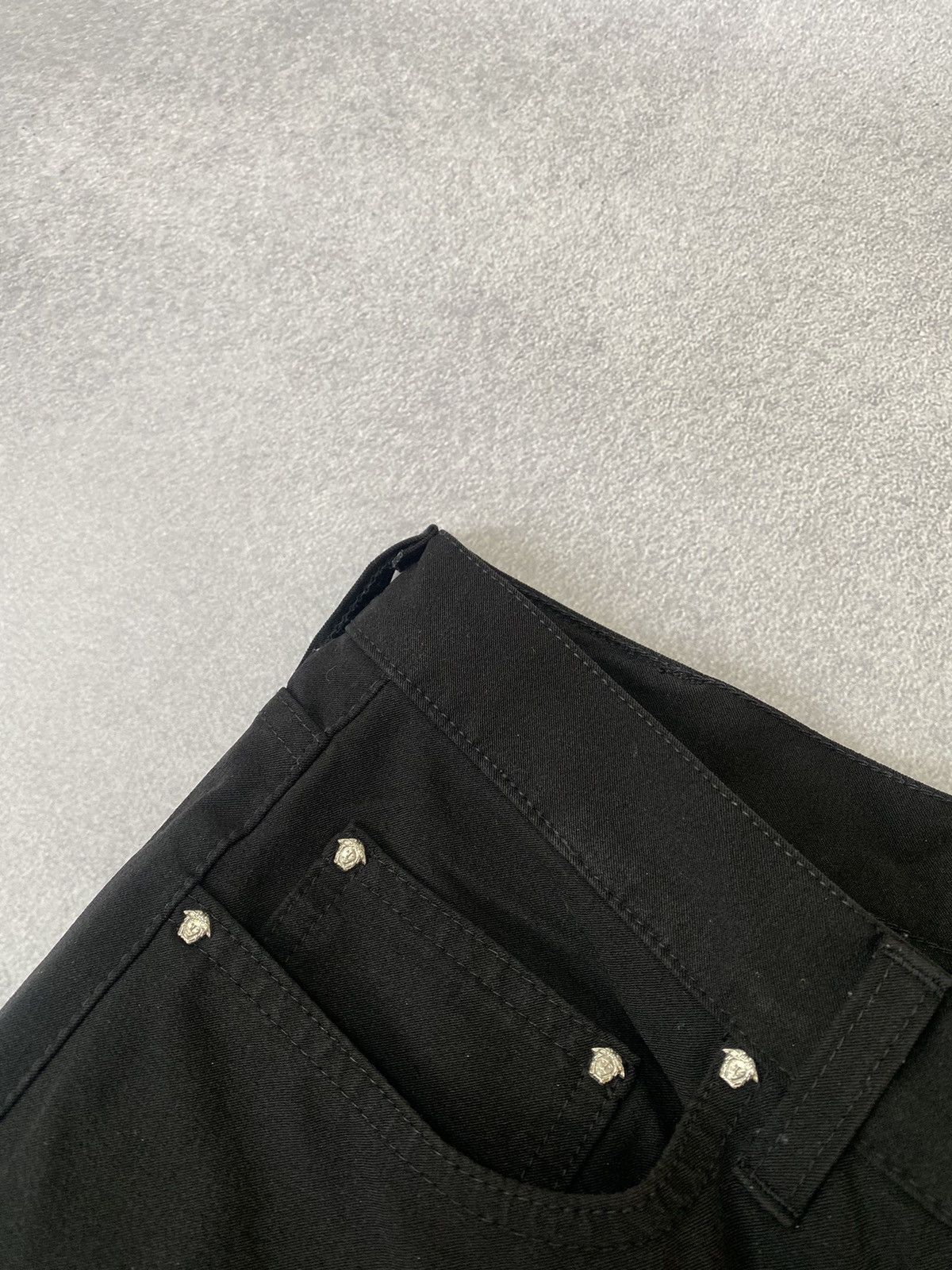 Versace Jeans Couture × Vintage Vintage Versace Jeans Couture Black Pants Size US 34 / EU 50 - 11 Thumbnail