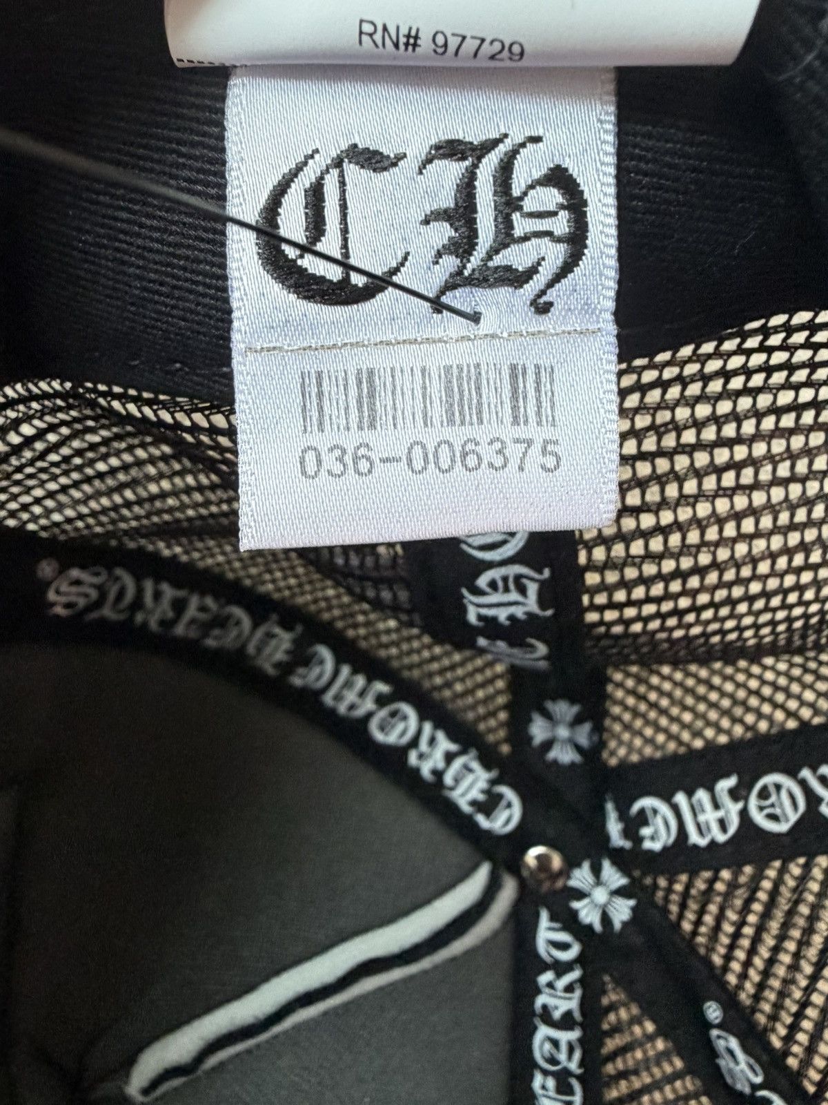 Chrome Hearts Chrome hearts las vegas exclusive trucker hat black Size ONE SIZE - 4 Thumbnail