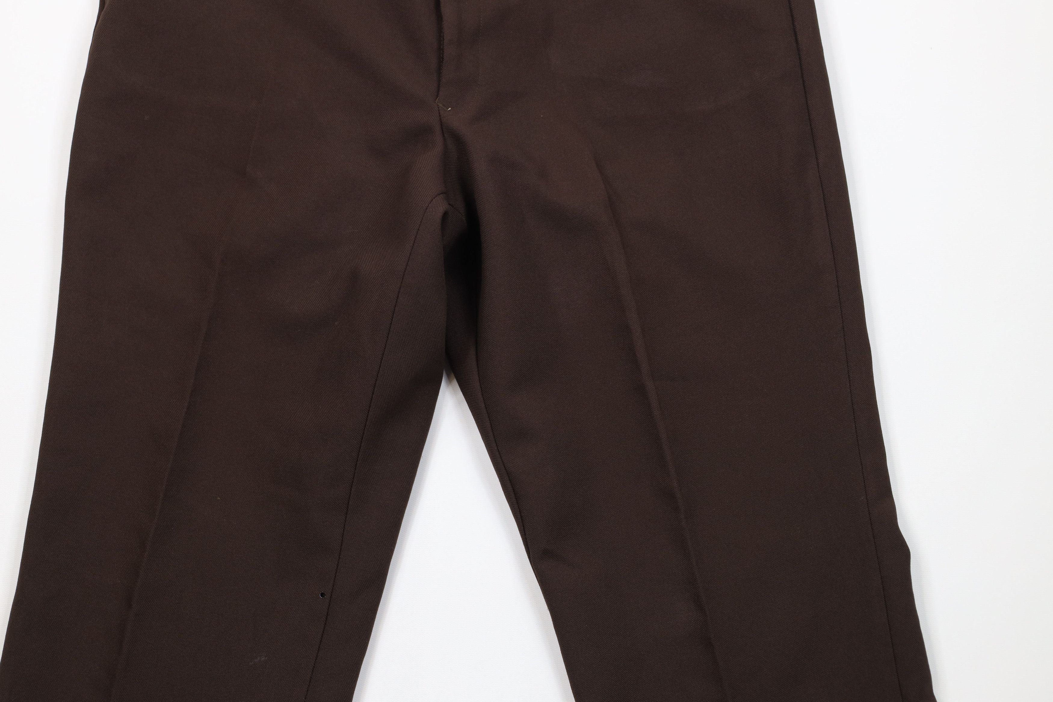 Vintage Vintage 70s Streetwear Bell Bottoms Chino Pants Brown USA Size US 36 / EU 52 - 3 Thumbnail