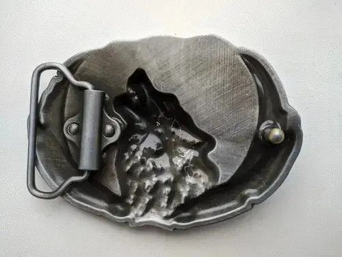 Other Wolf Head Belt Buckle Size ONE SIZE - 2 Thumbnail