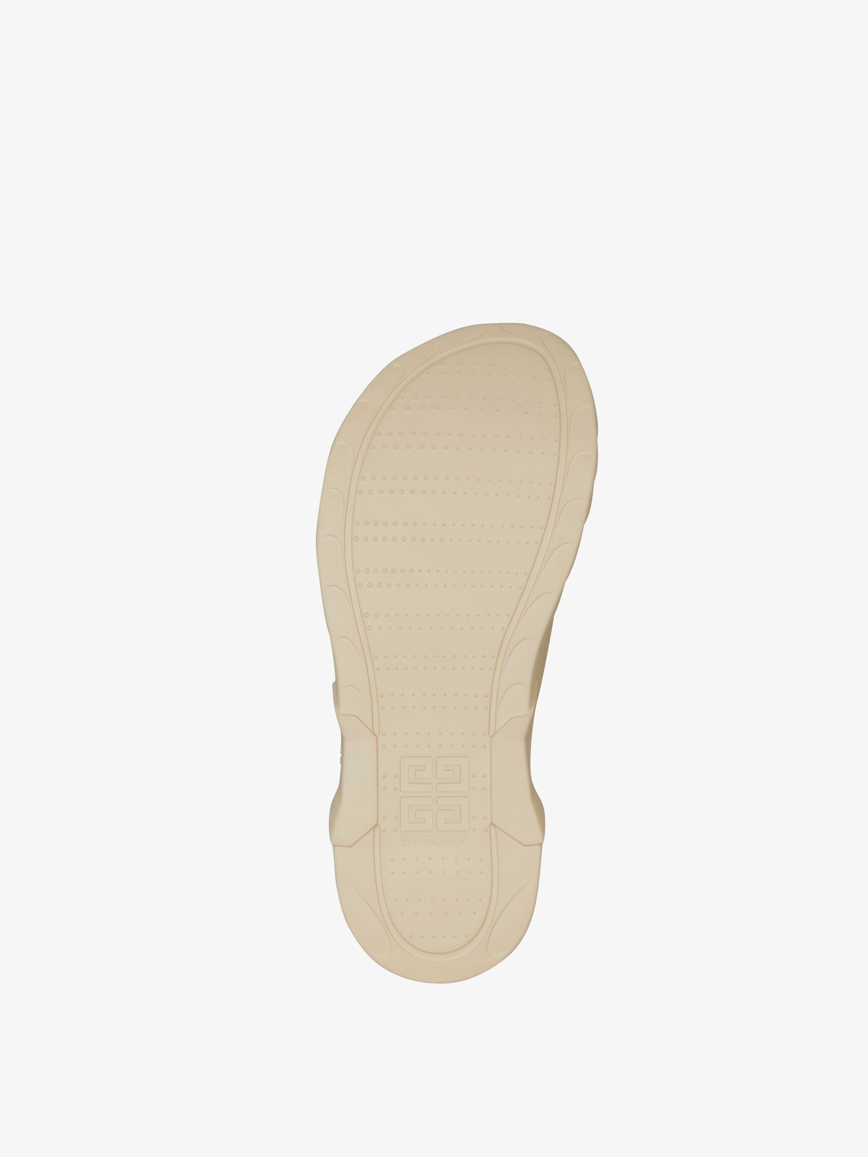 Givenchy o1srvl11e0525 Marshmallow Flat Sandals In Rubber in Beige Size US 8 / EU 41 - 5 Thumbnail