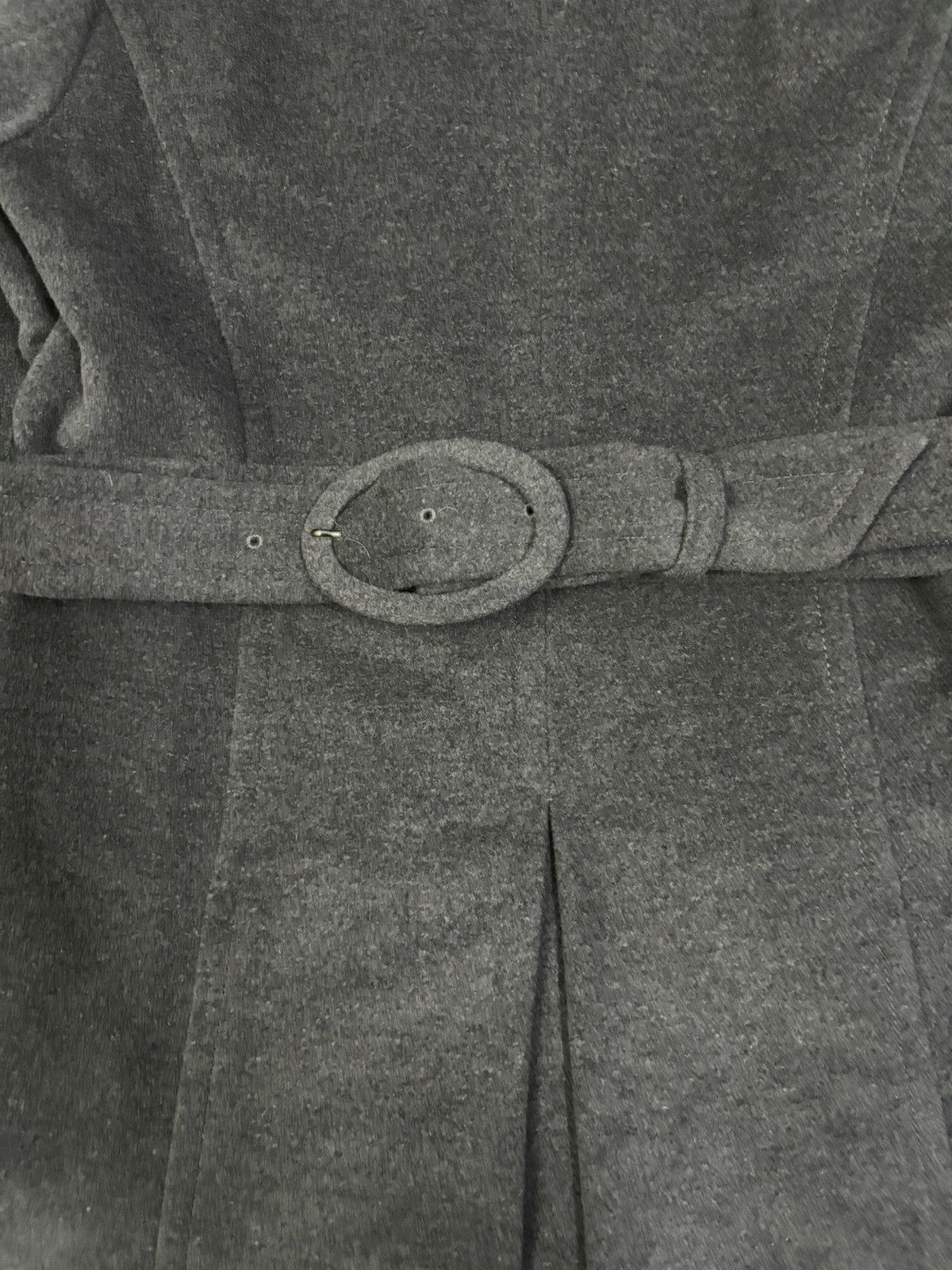 Hiroko Koshino Homme Hiroko BIS Wool Blend Overcoat by Designer Hiroko Koshino Size M / US 6-8 / IT 42-44 - 13 Thumbnail