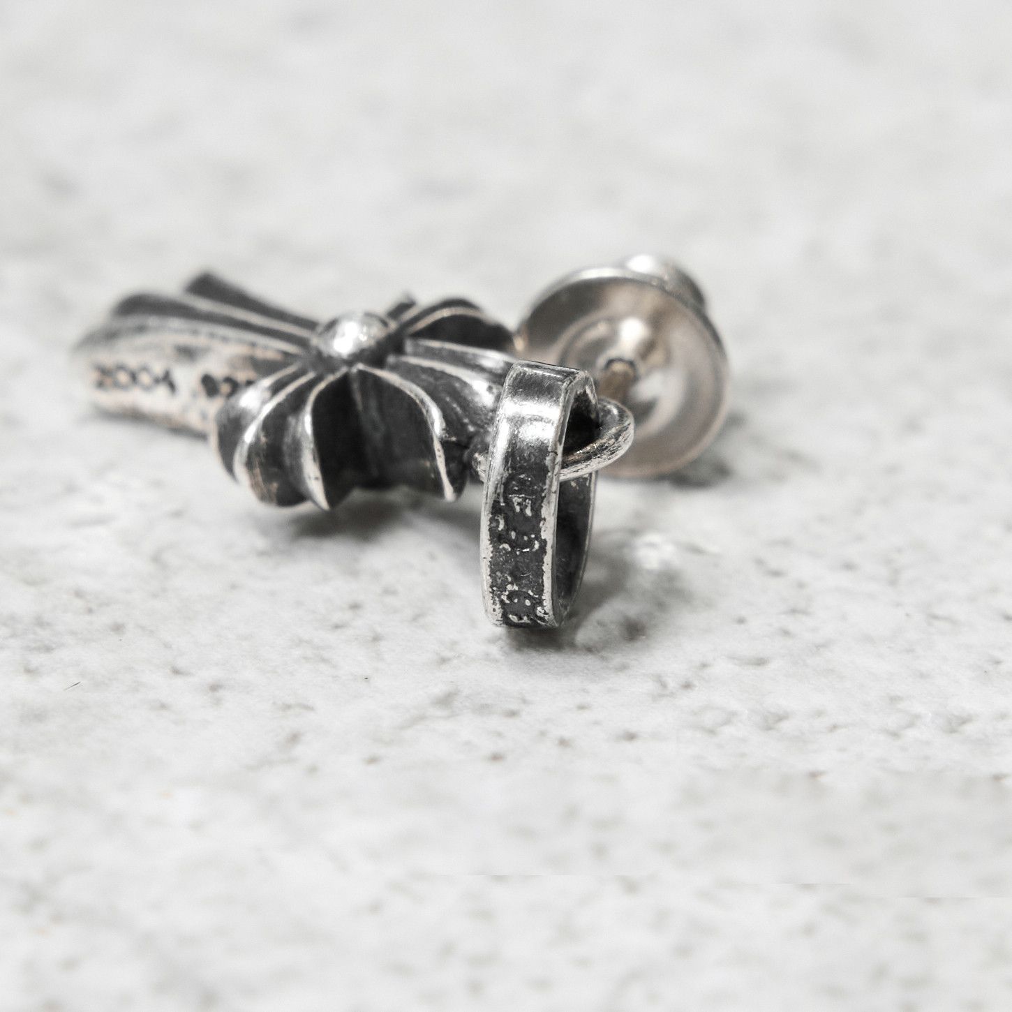 Chrome Hearts CHROME HEARTS Cross Baby Fat Earring SILVER Size ONE SIZE - 2 Thumbnail